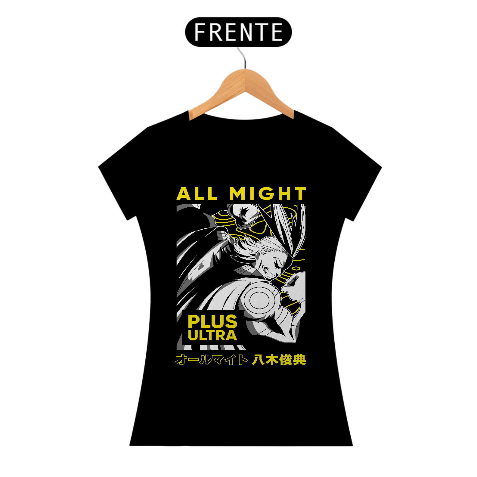 T-shirt Feminino My Hero All Might