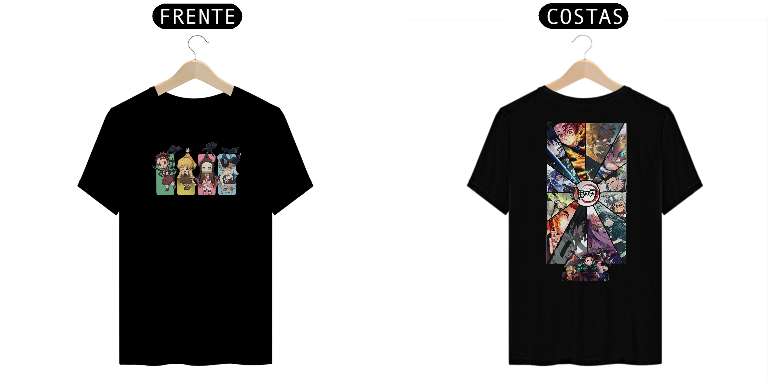 T-shirt Premium Unissex Kimetsu no Yaba