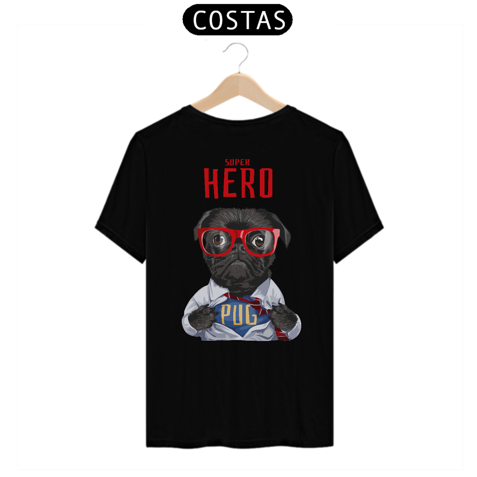 Camiseta Super PUG