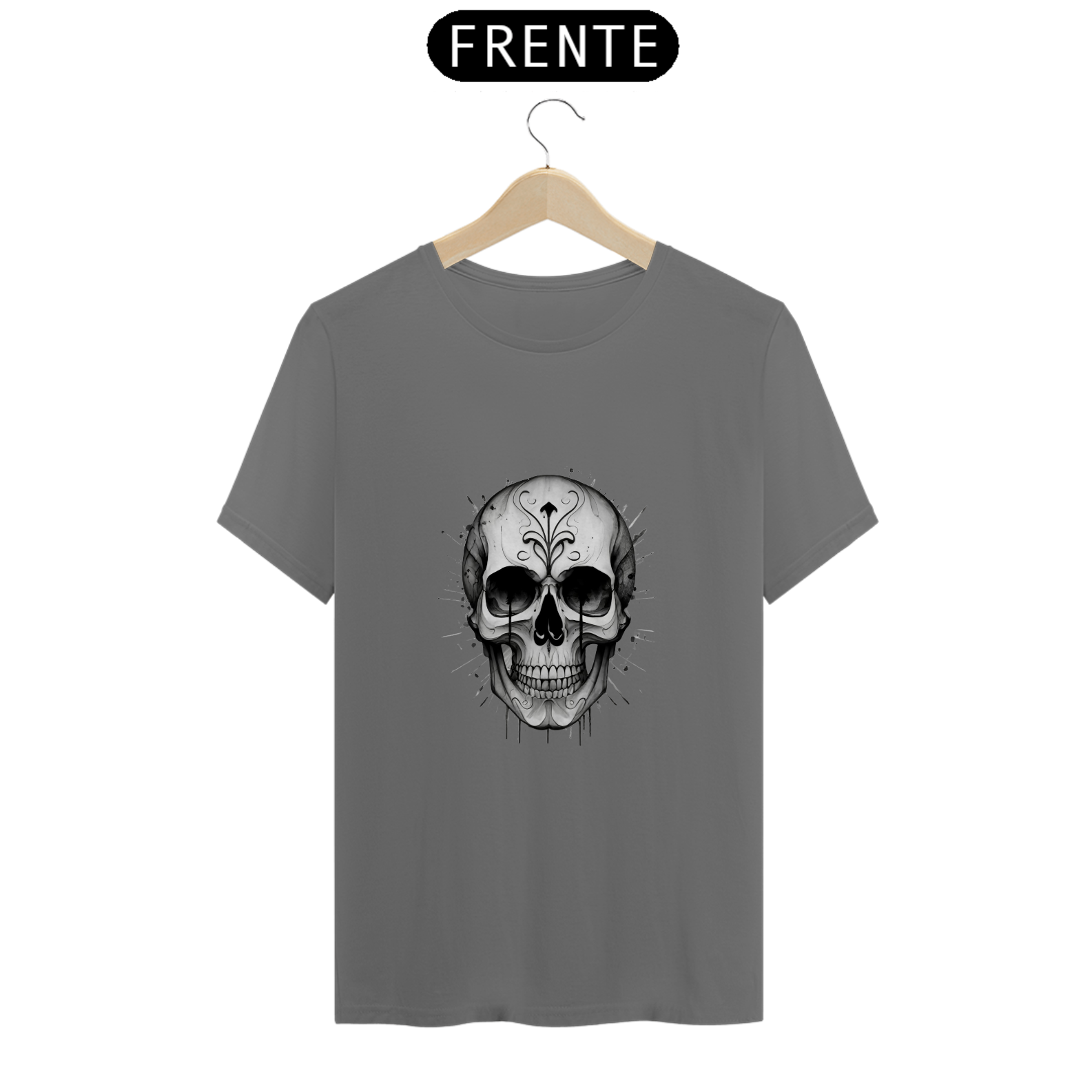Nome do produto: Camiseta Cranio Caveira