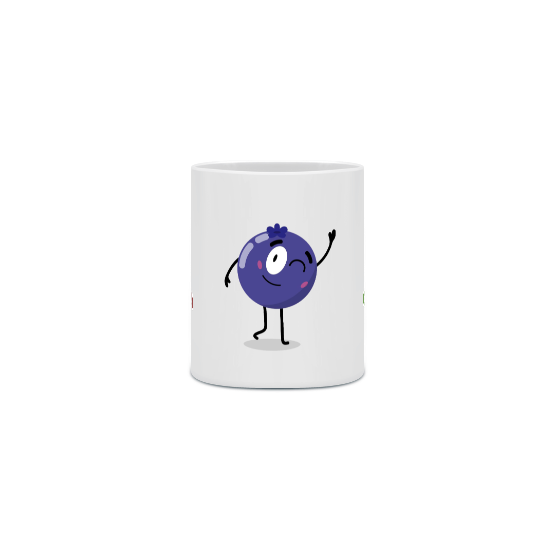 Caneca - Blueberry - Mansão Colorida