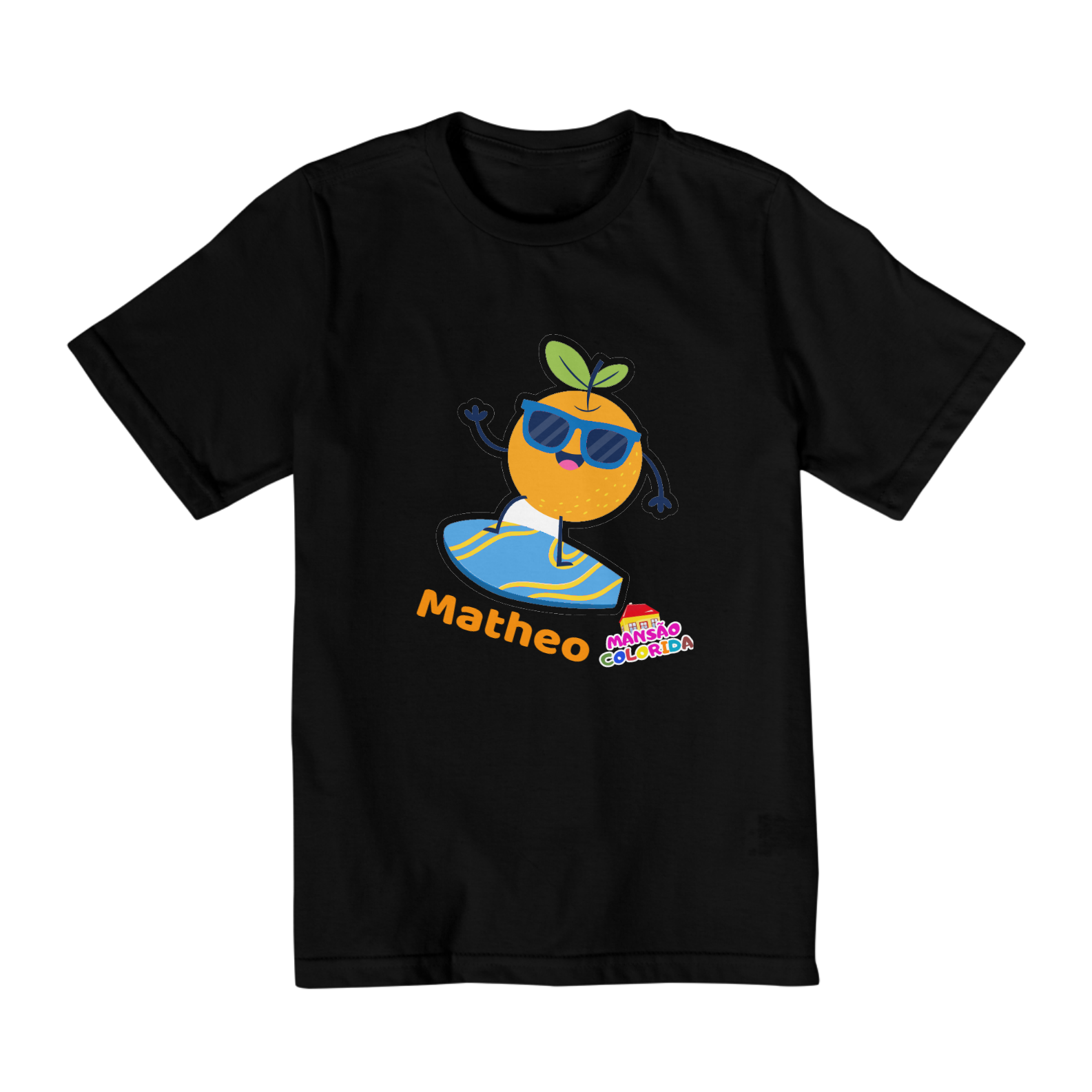 Mansão Colorida - Matheo - Laranja Surfista - Infantil