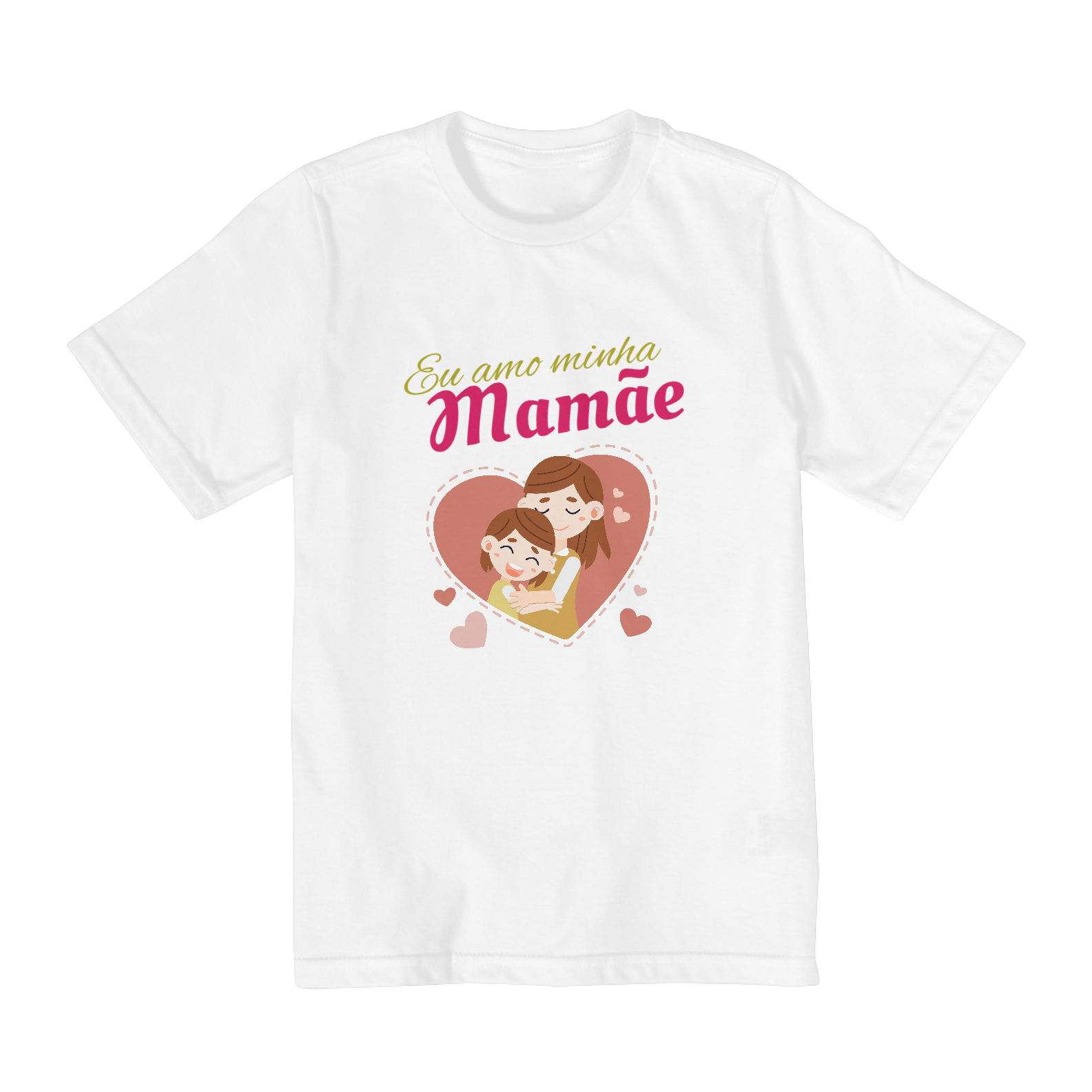 Camisa Infantil - Eu amo minha Mamãe (10 A 14 anos)
