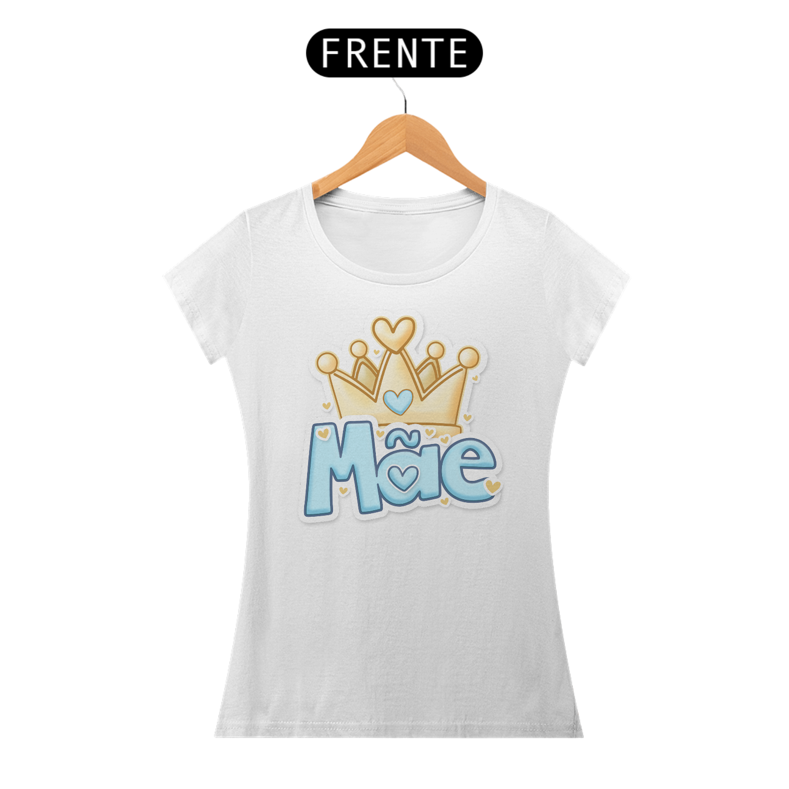 Mãe de Menino - Camiseta Feminina