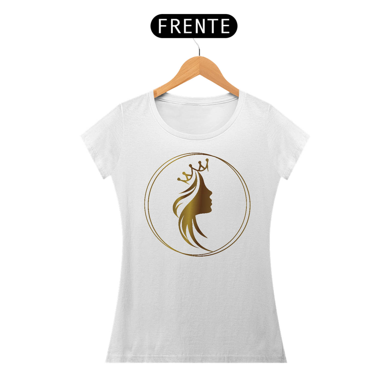 Mãe Minha Rainha - Camiseta Feminina