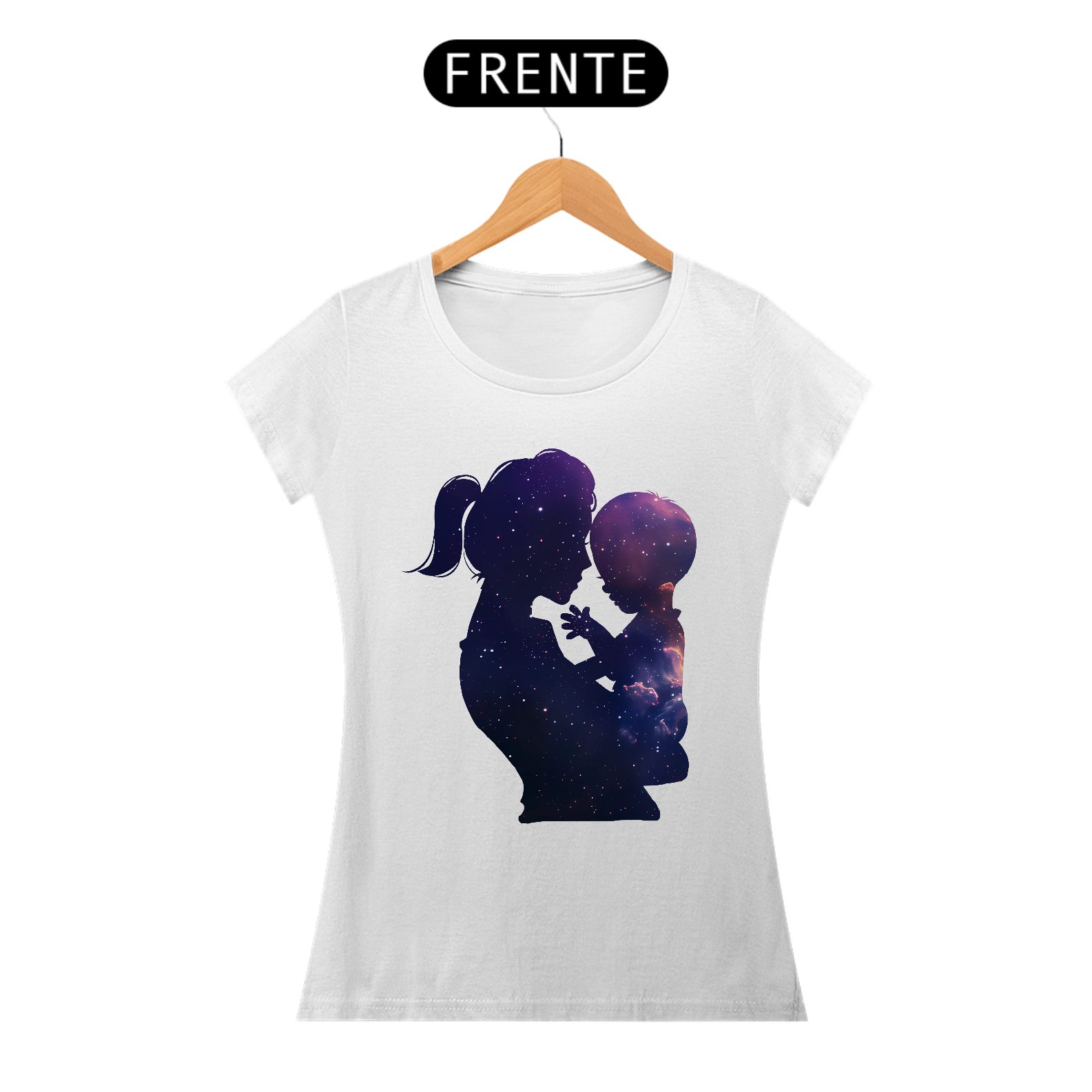 Mãe de Menino - Camiseta Feminina
