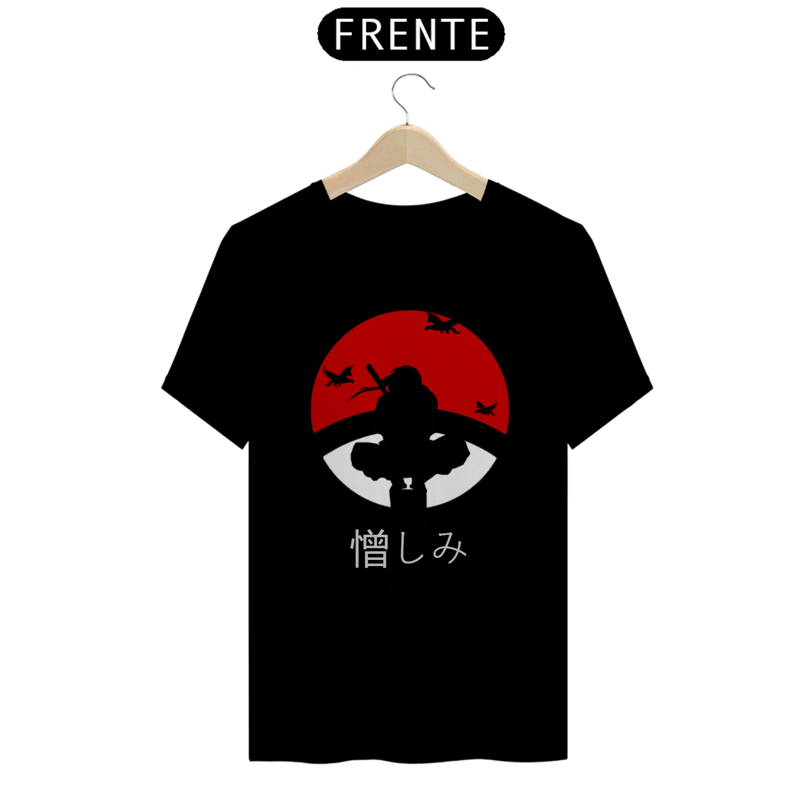 camiseta clássica - itachi uchira