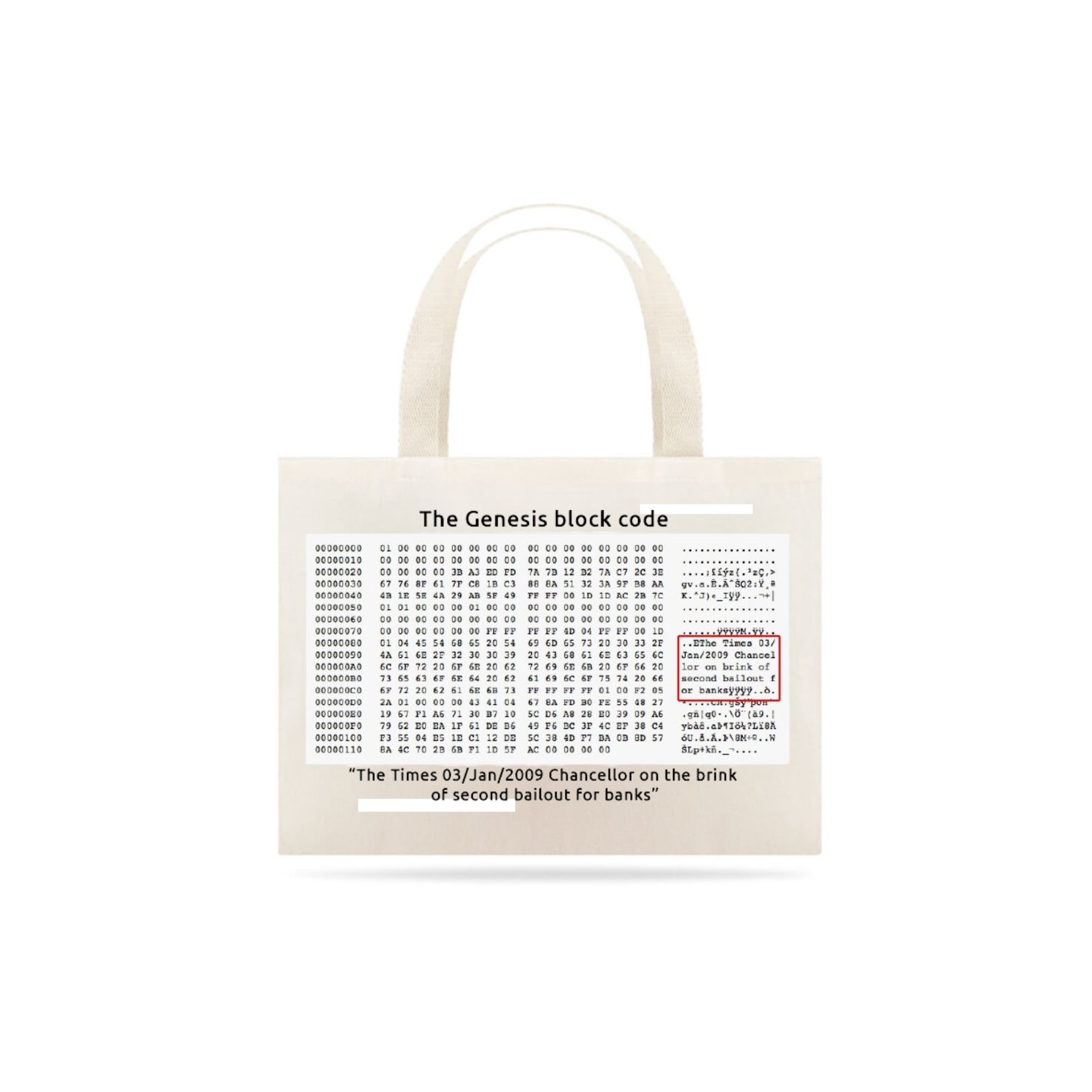 ECO BAG GENESIS BITCOIN