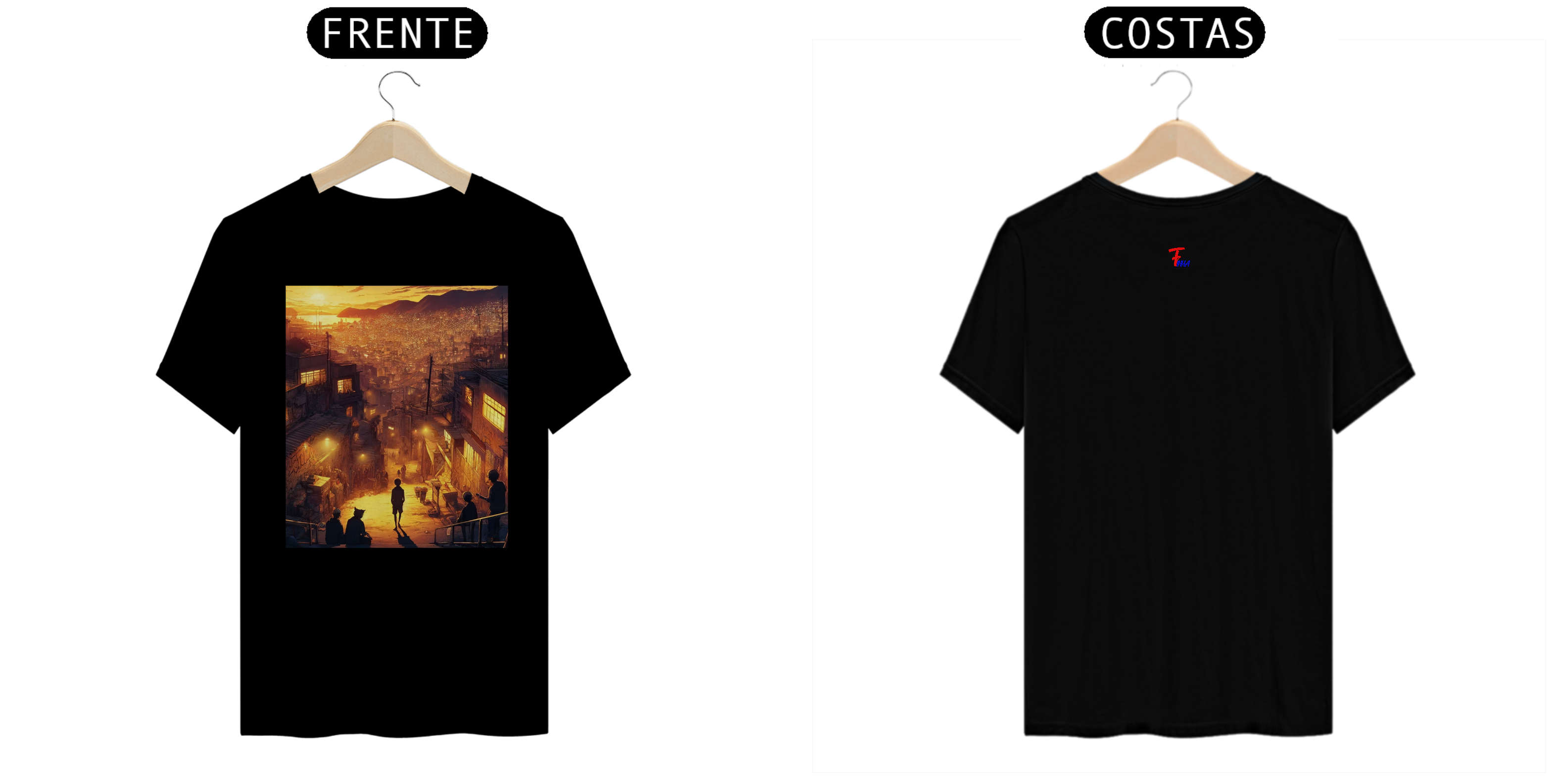 CAMISA DA FINHA COM ESTAMPA FAVELA