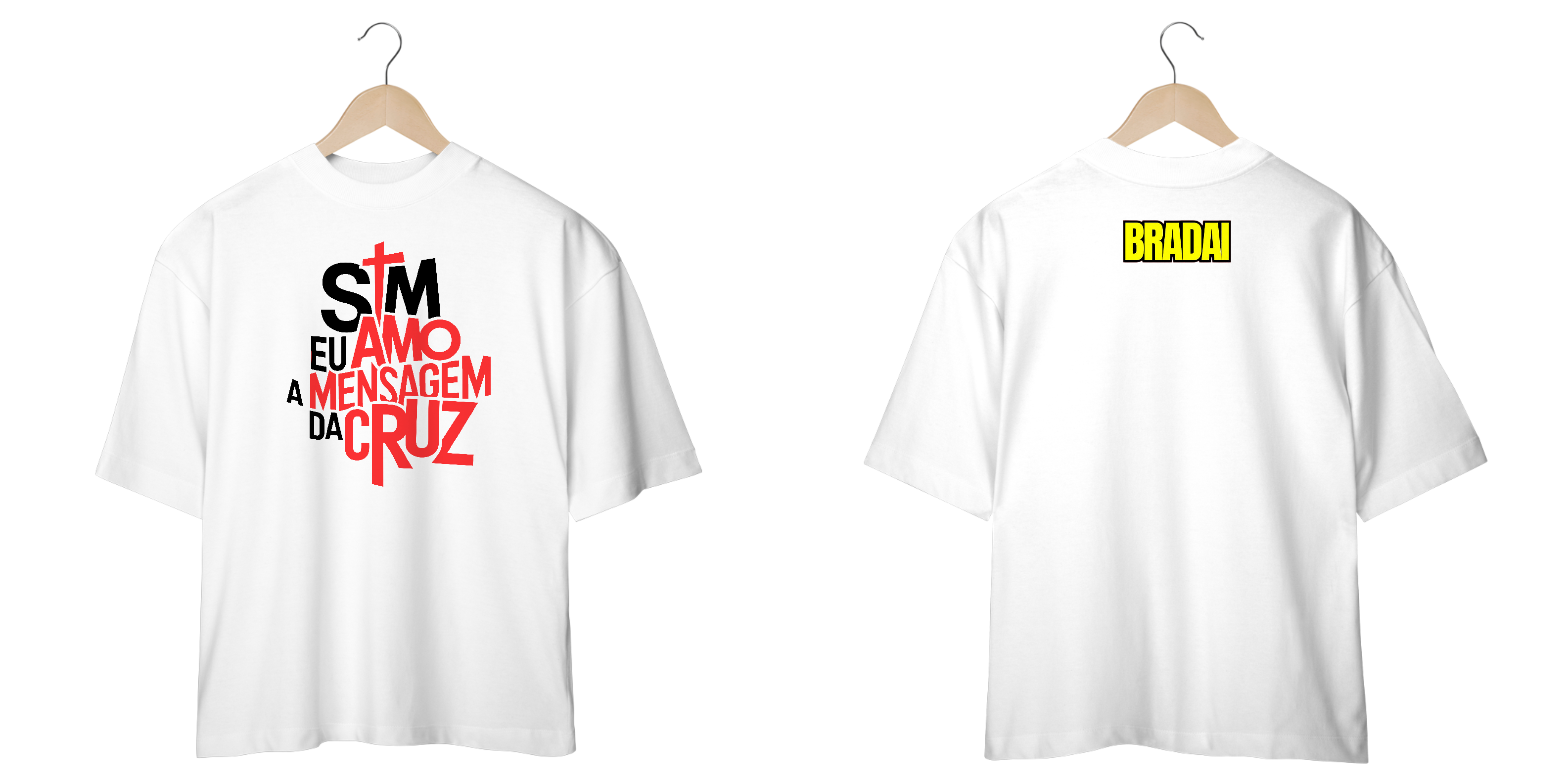 Mensagem da Cruz Oversized 