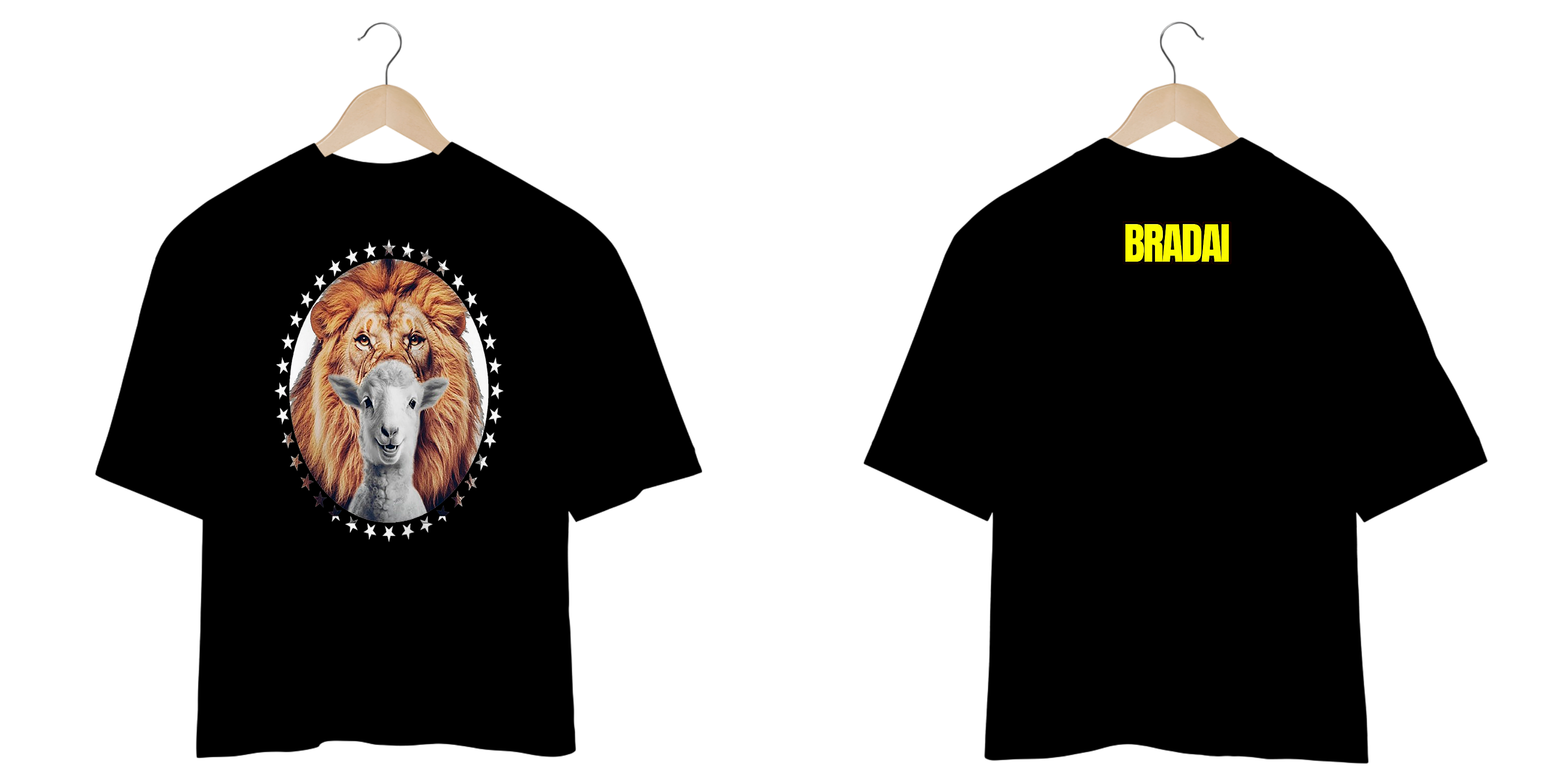 Nome do produto: Cordeiro e Leão Oversized