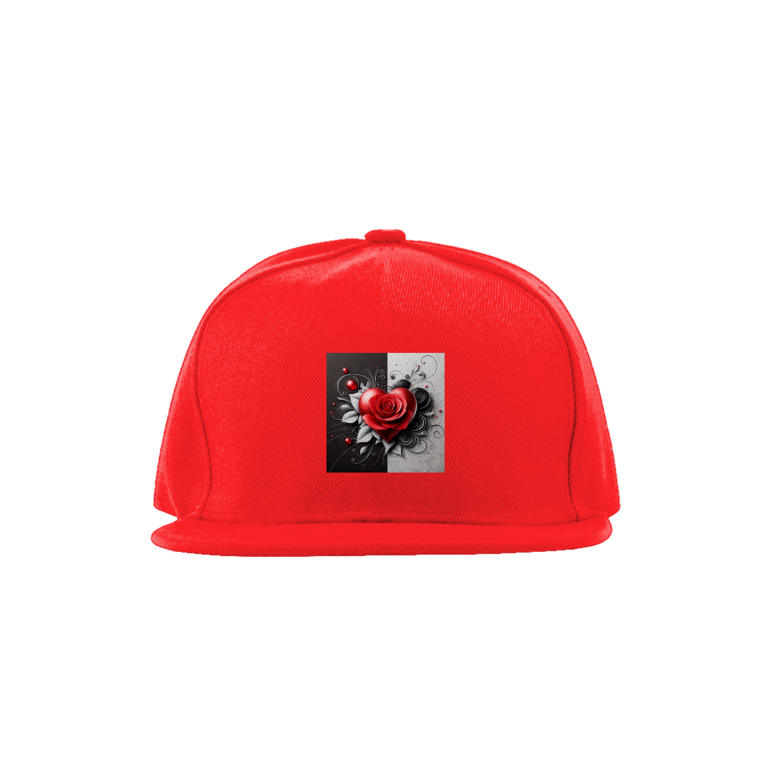 Boné Coração em Flor