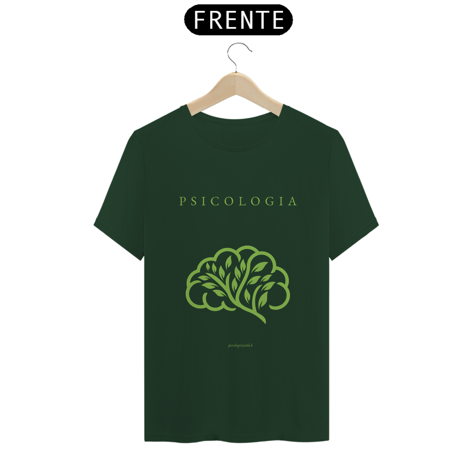 CAMISETA - PSICOLOGIA VERDE