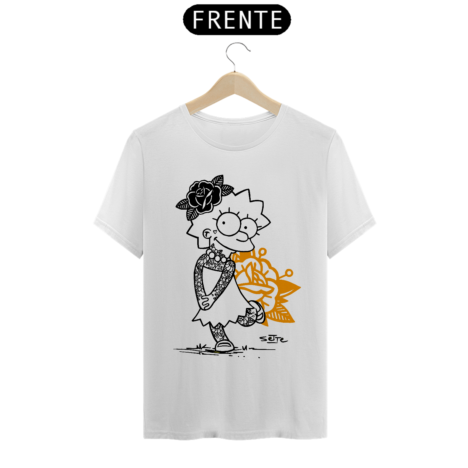 Nome do produto: Camiseta Classic Lisa Simpson