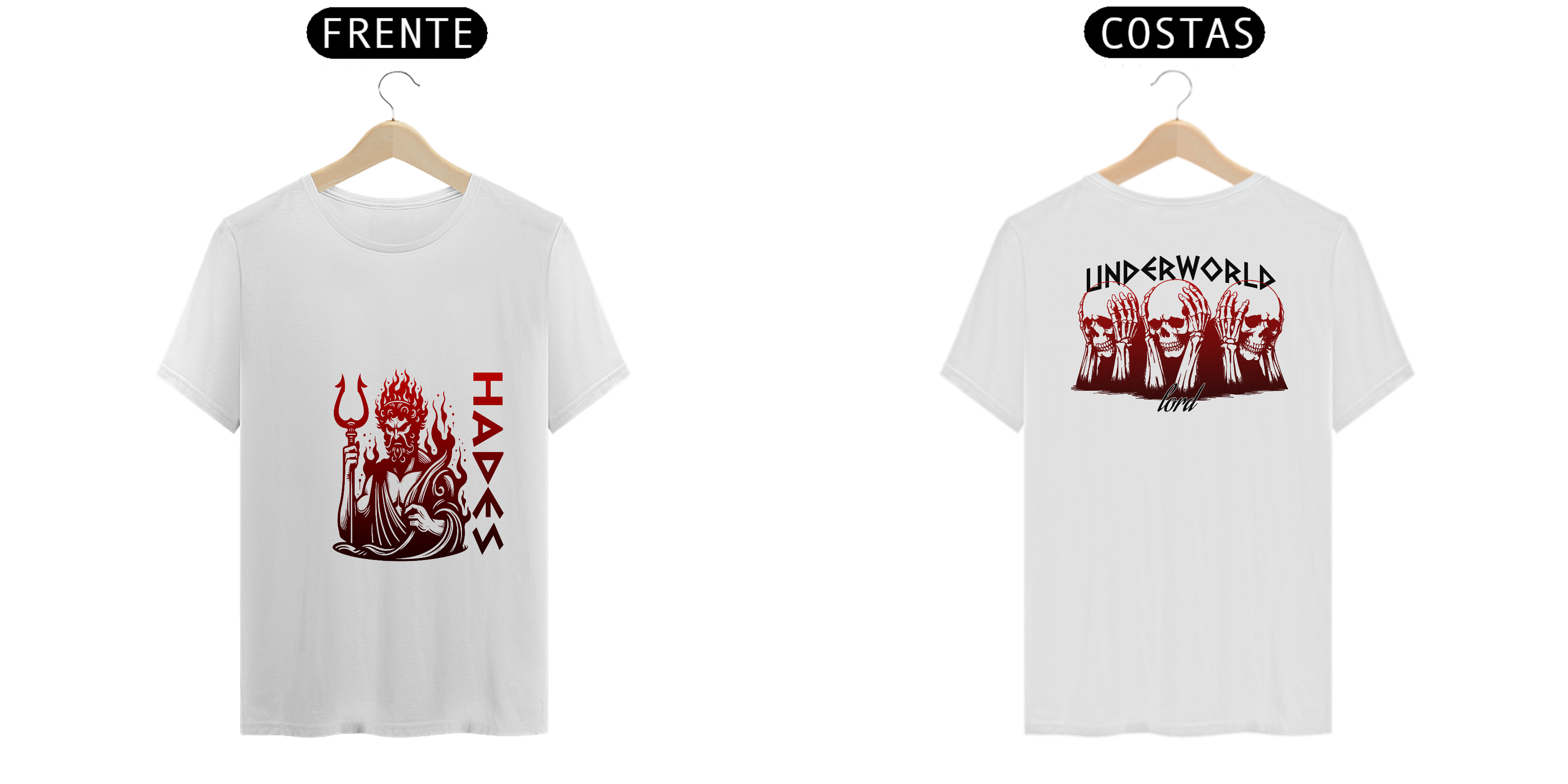 Camiseta Hades - Branca
