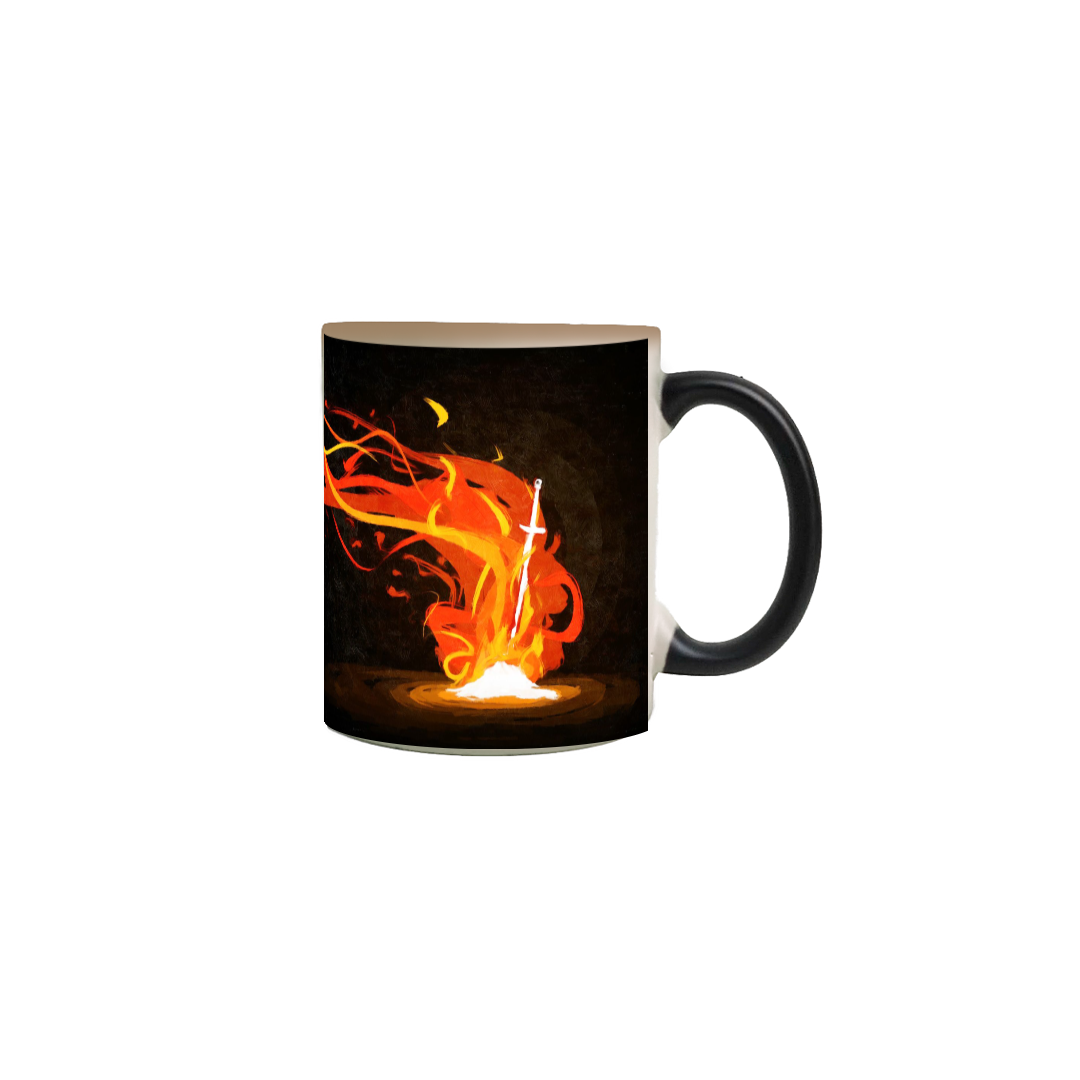 BONFIRE LIT - DARK SOULS - CANECA MÁGICA