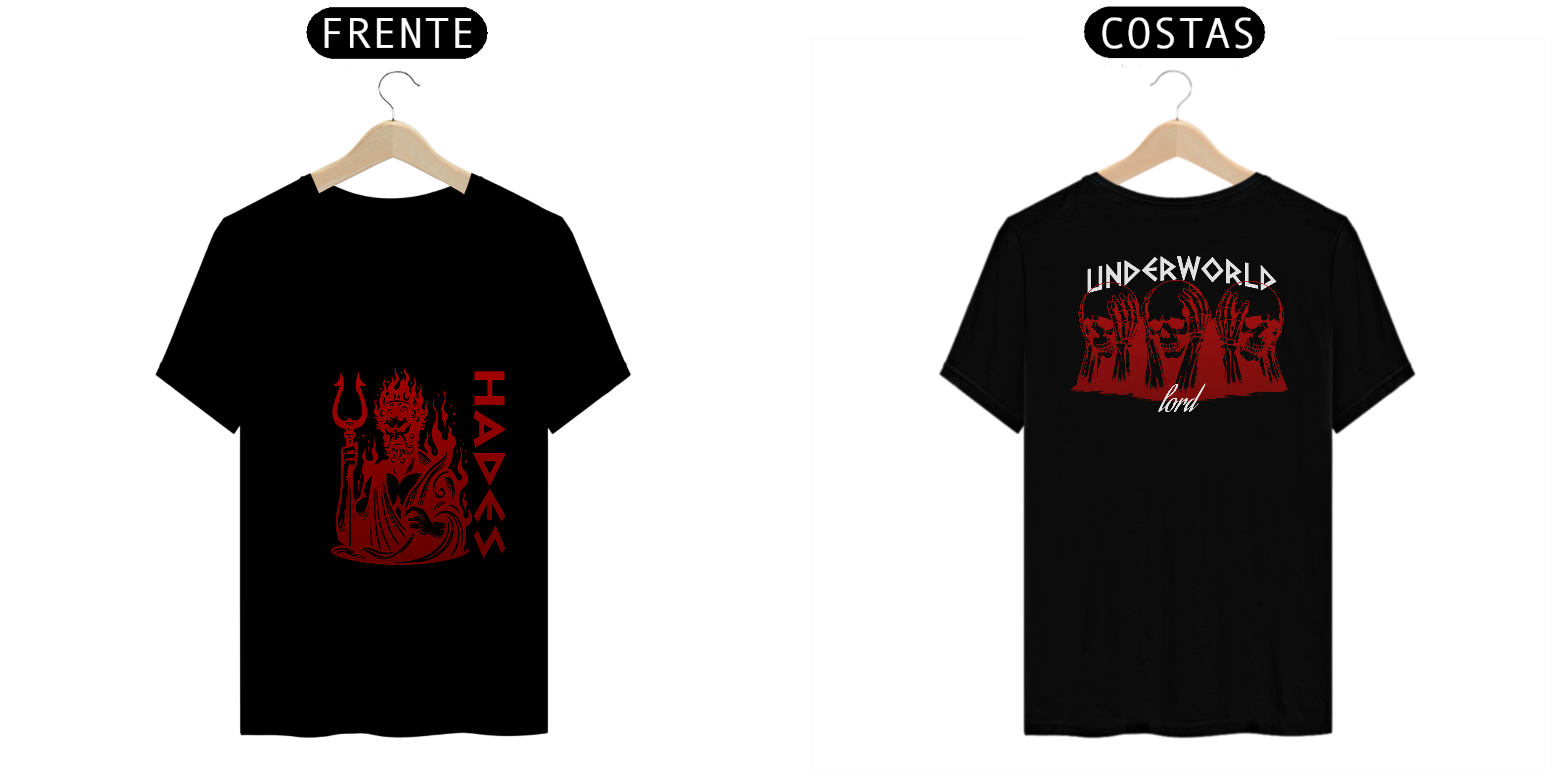 Camiseta Hades - Preta