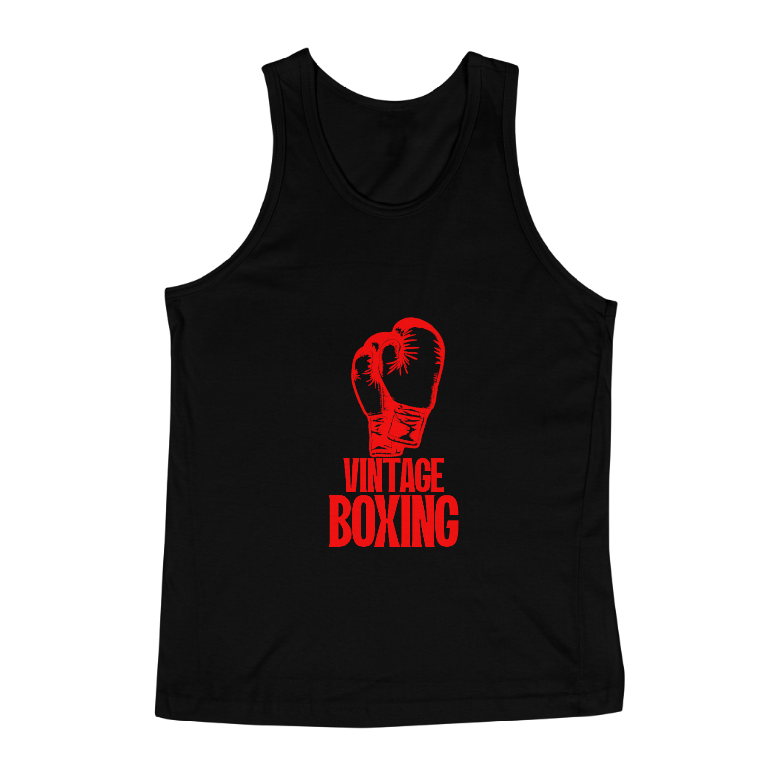 Regata Vintage Boxing vermelho