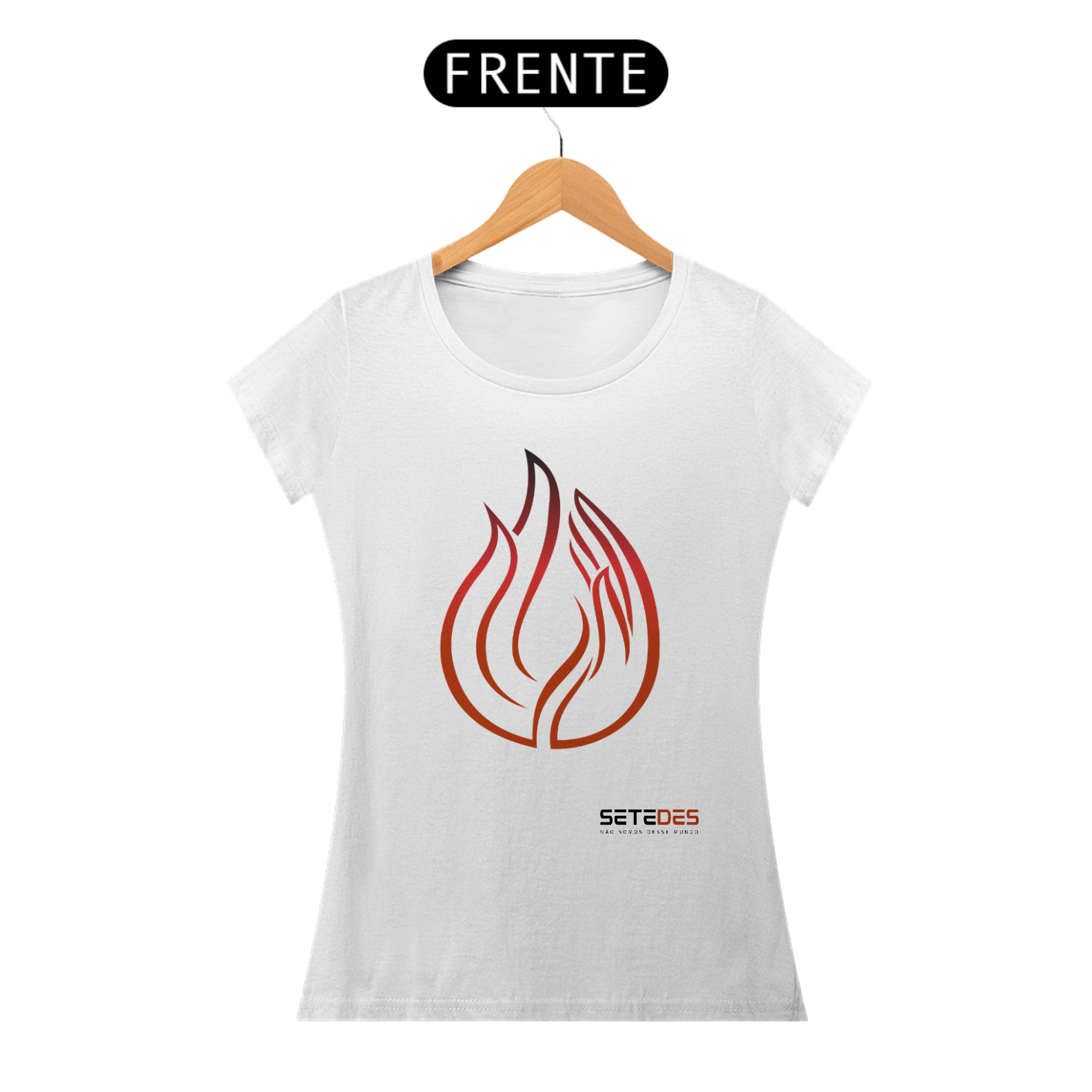 Camiseta Baby Long Não somos desse mundo