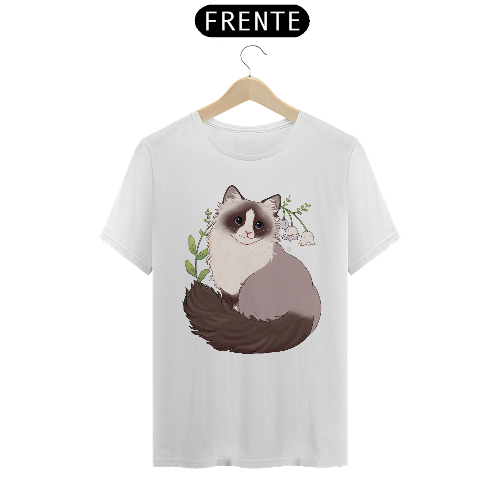 T-Shirt Gatinho Ragdoll