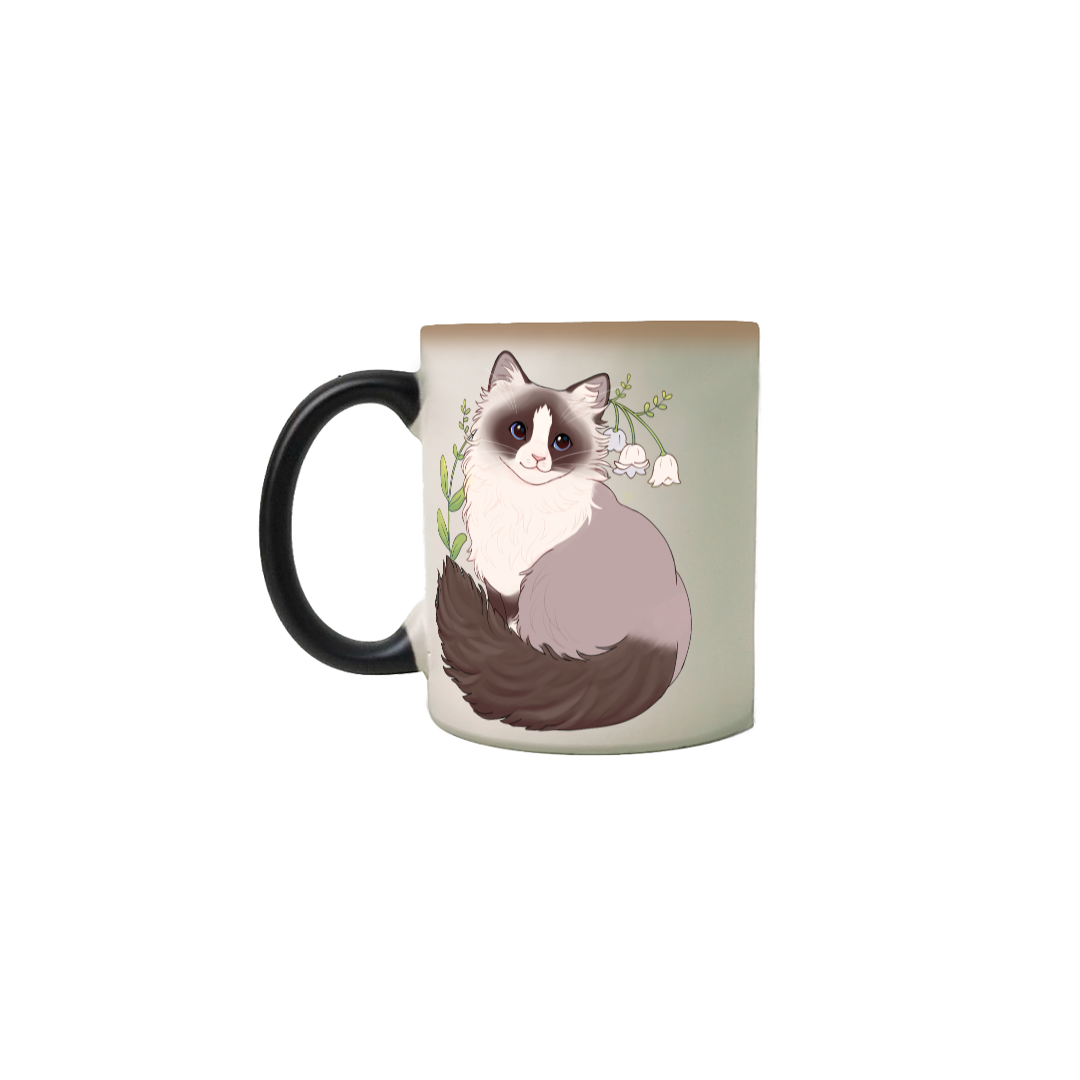 Caneca Mágica Gatinho Ragdoll