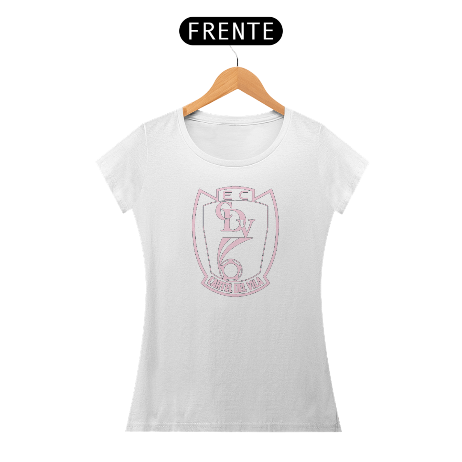 Camisa feminina Cartel escudo claro