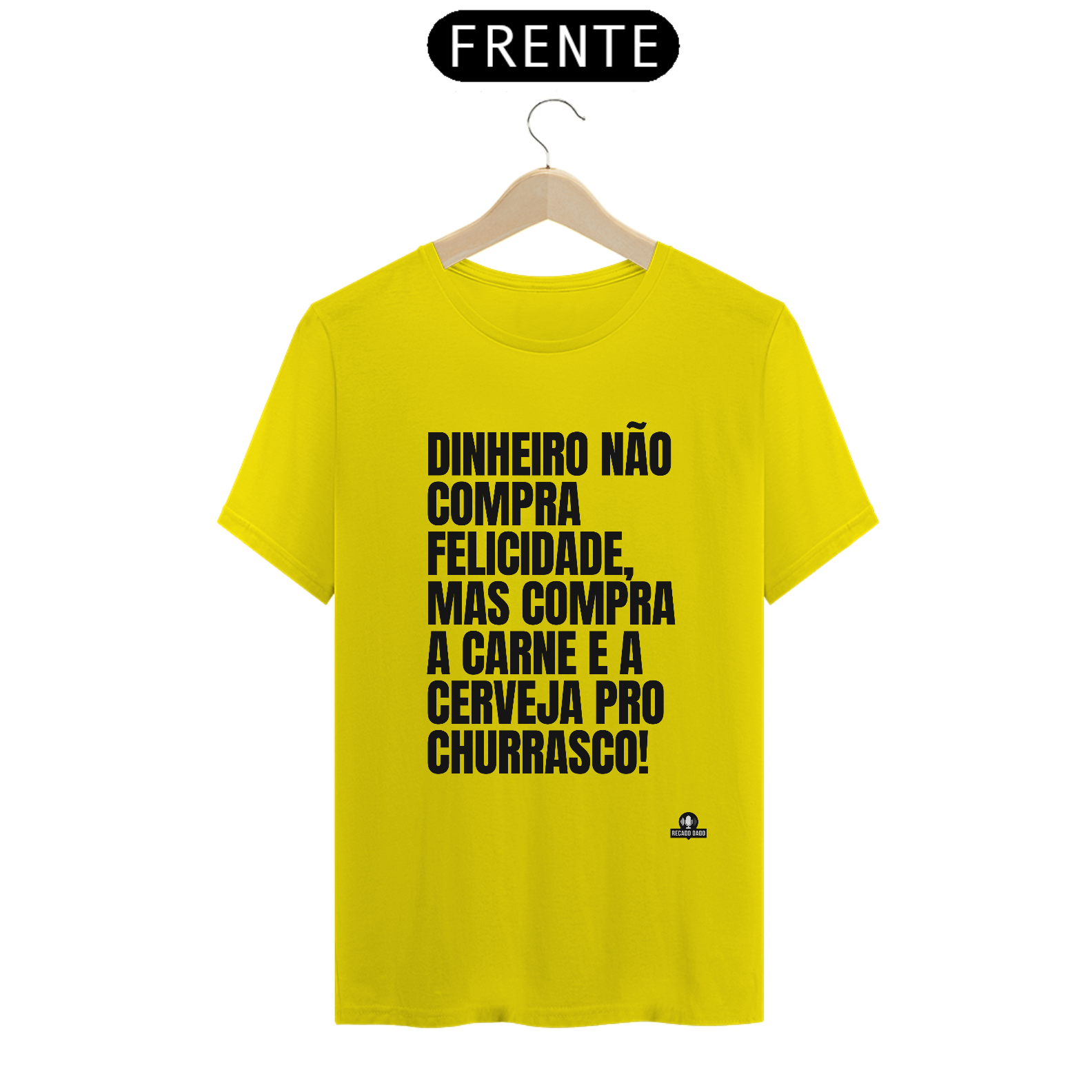 Camiseta divertida com frase 