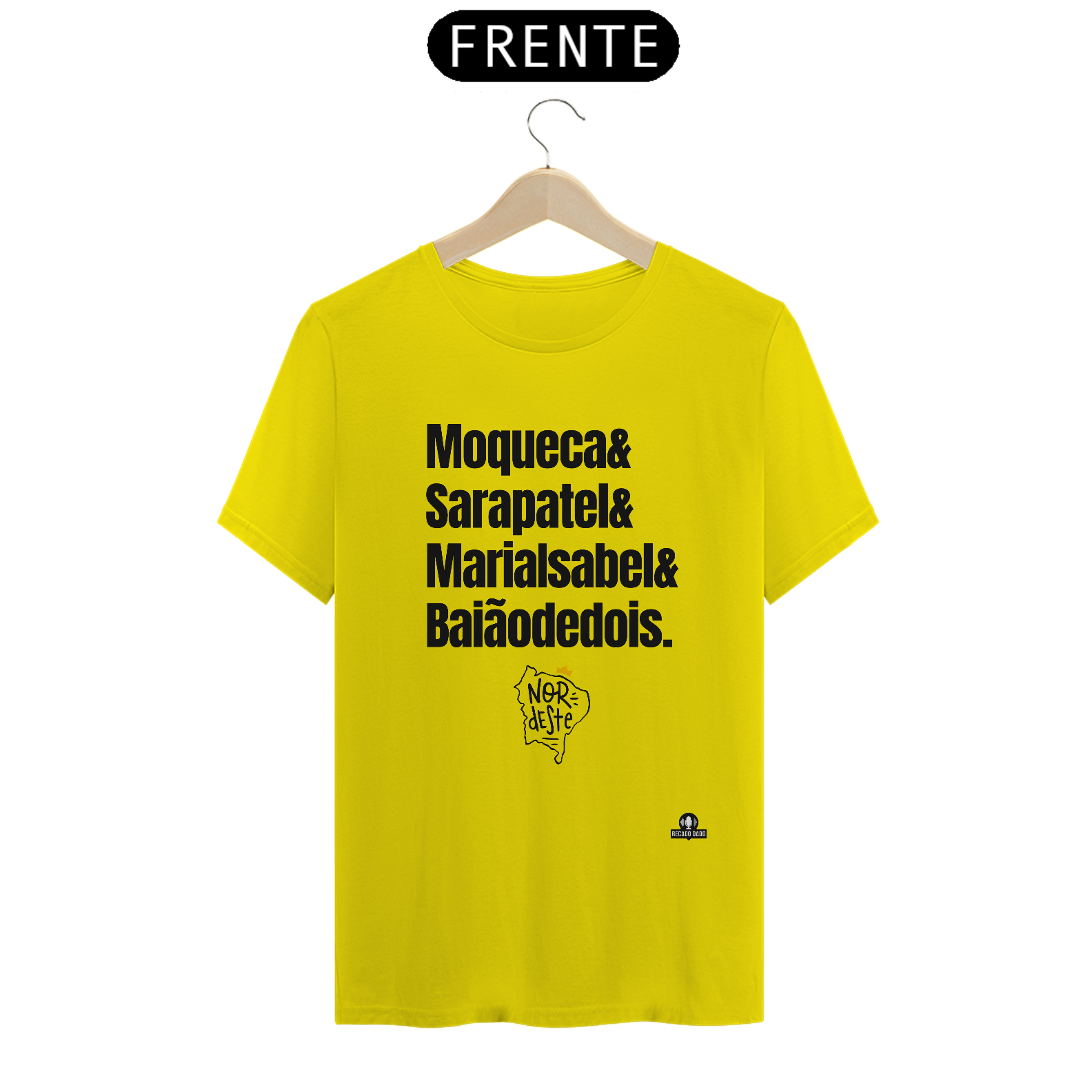 Camiseta comidas nordestinas 