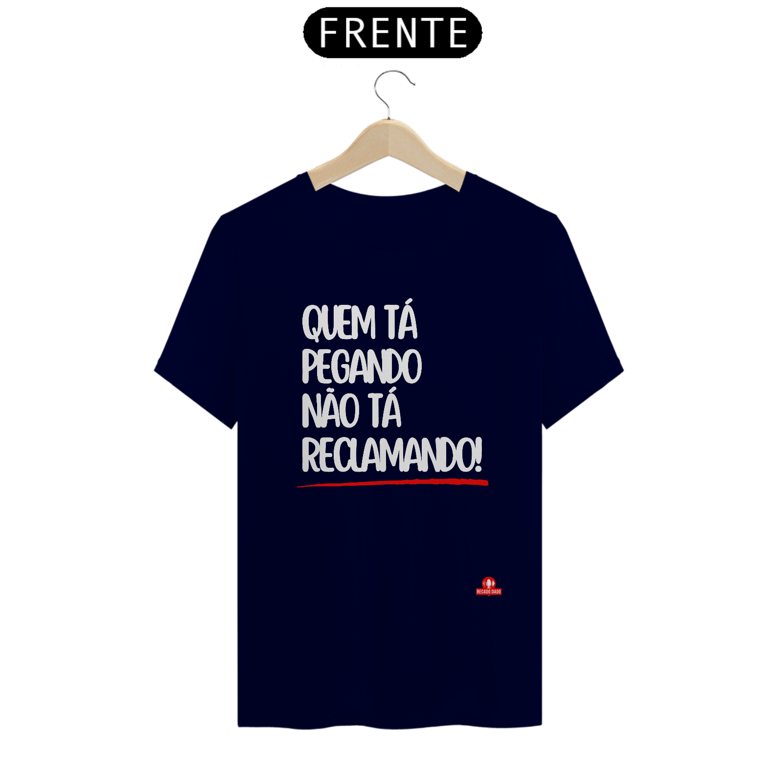 Camiseta divertida com a frase 