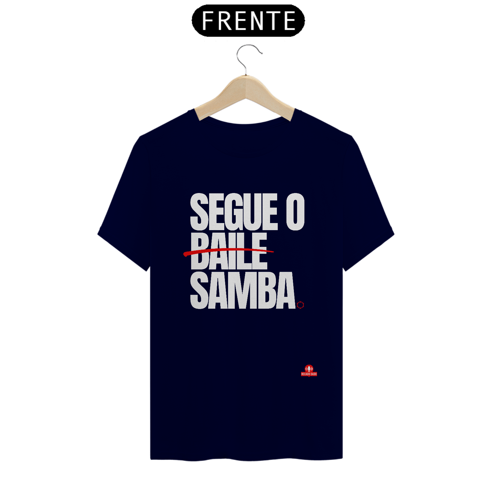 Camiseta divertida com frase 