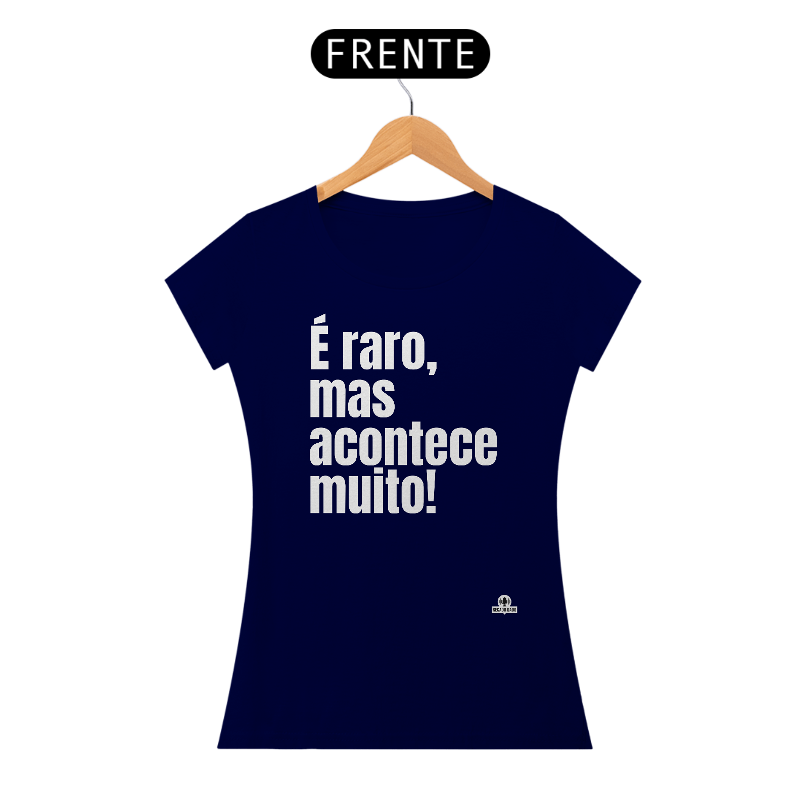 Camiseta com frase engraçada 