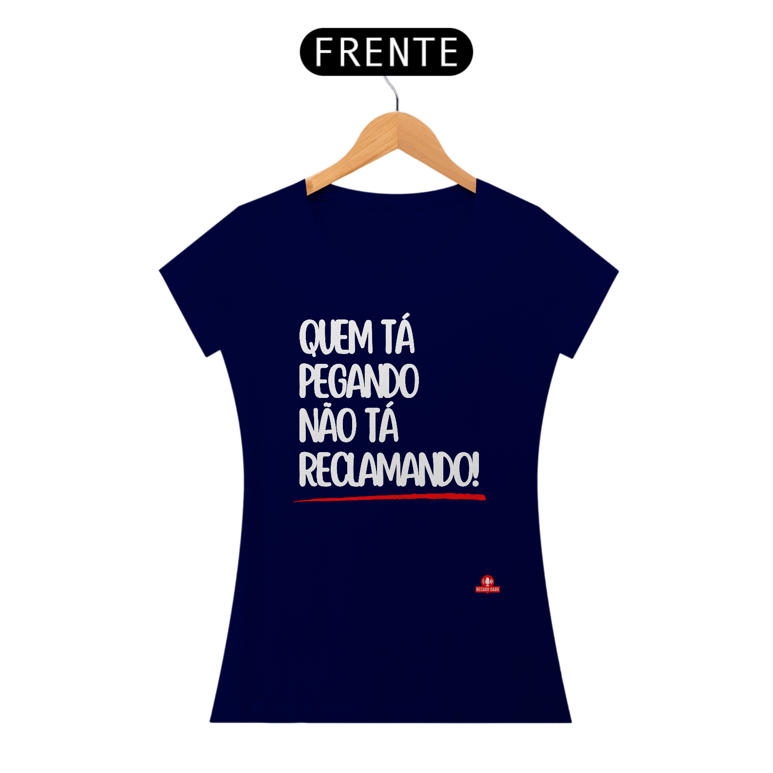Camiseta feminina divertida com a frase 