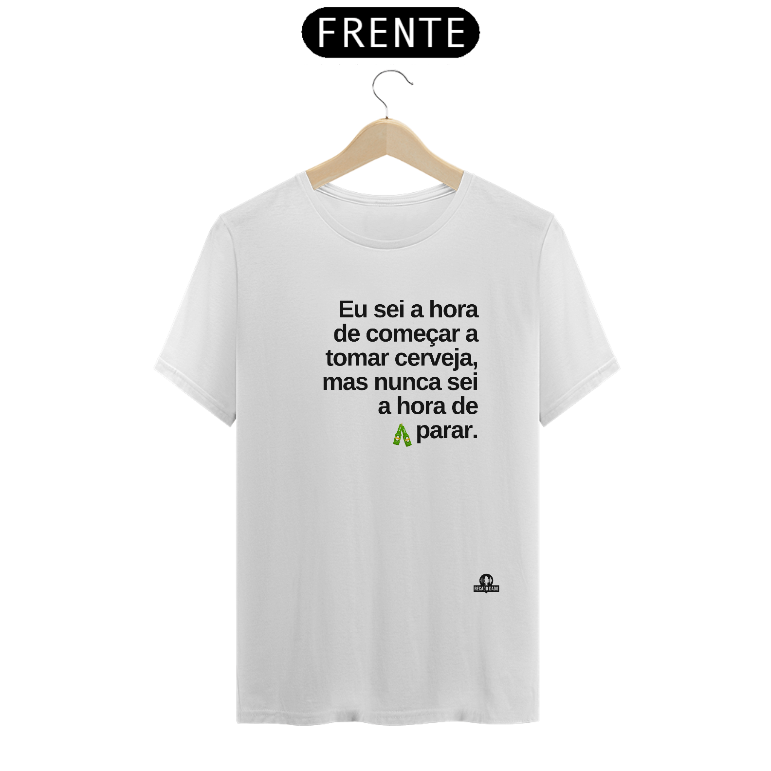 Camiseta frase de bar engraçada 