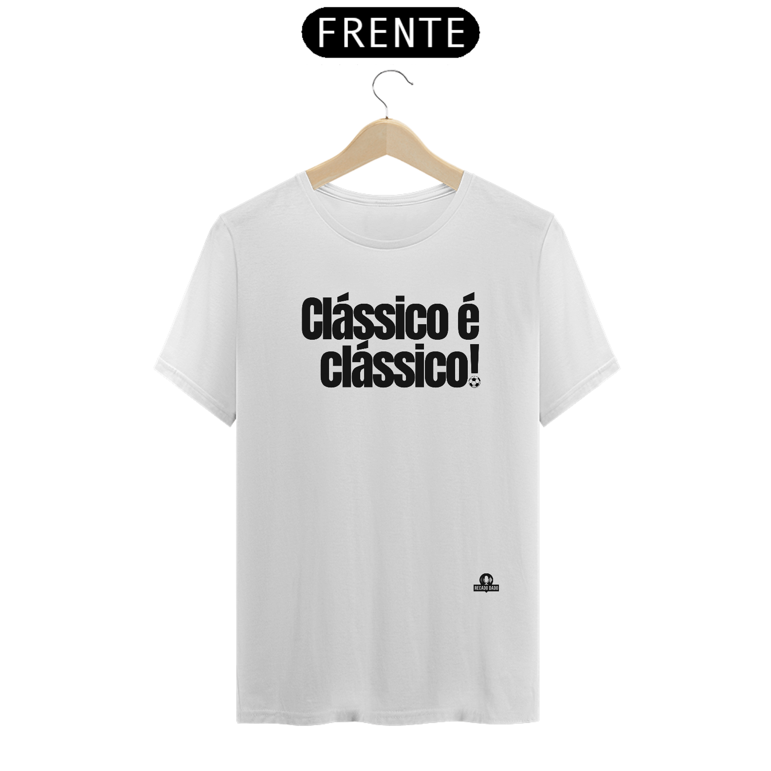 Camiseta frase futebol 