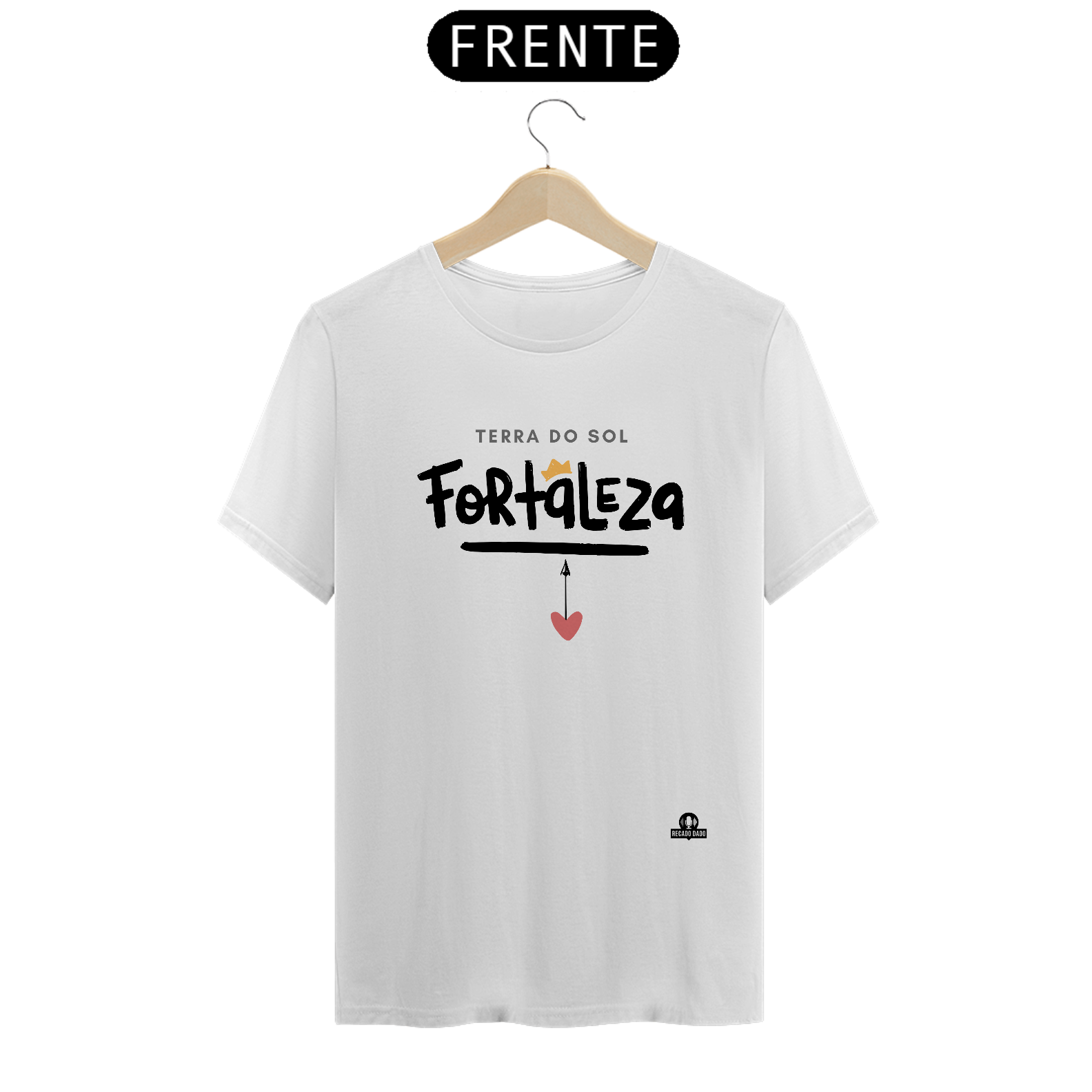 Camiseta de turismo da linda cidade de Fortaleza - CE, conhecida como a 
