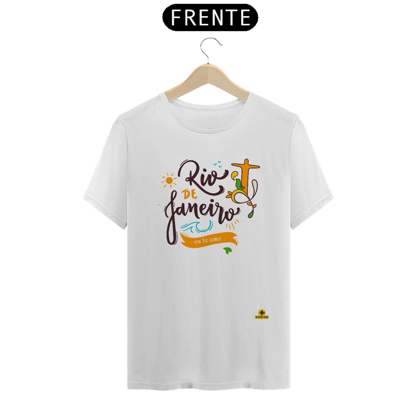 Camiseta estampada de turista 