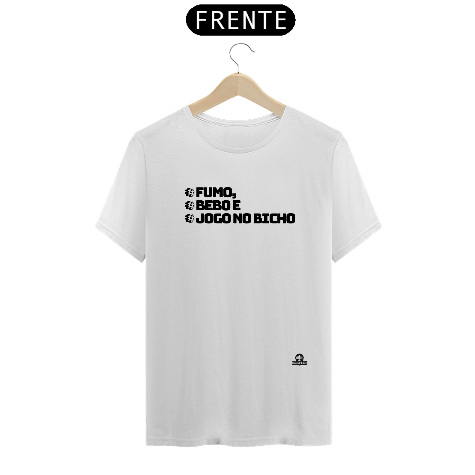 Camiseta com frase de boteco 