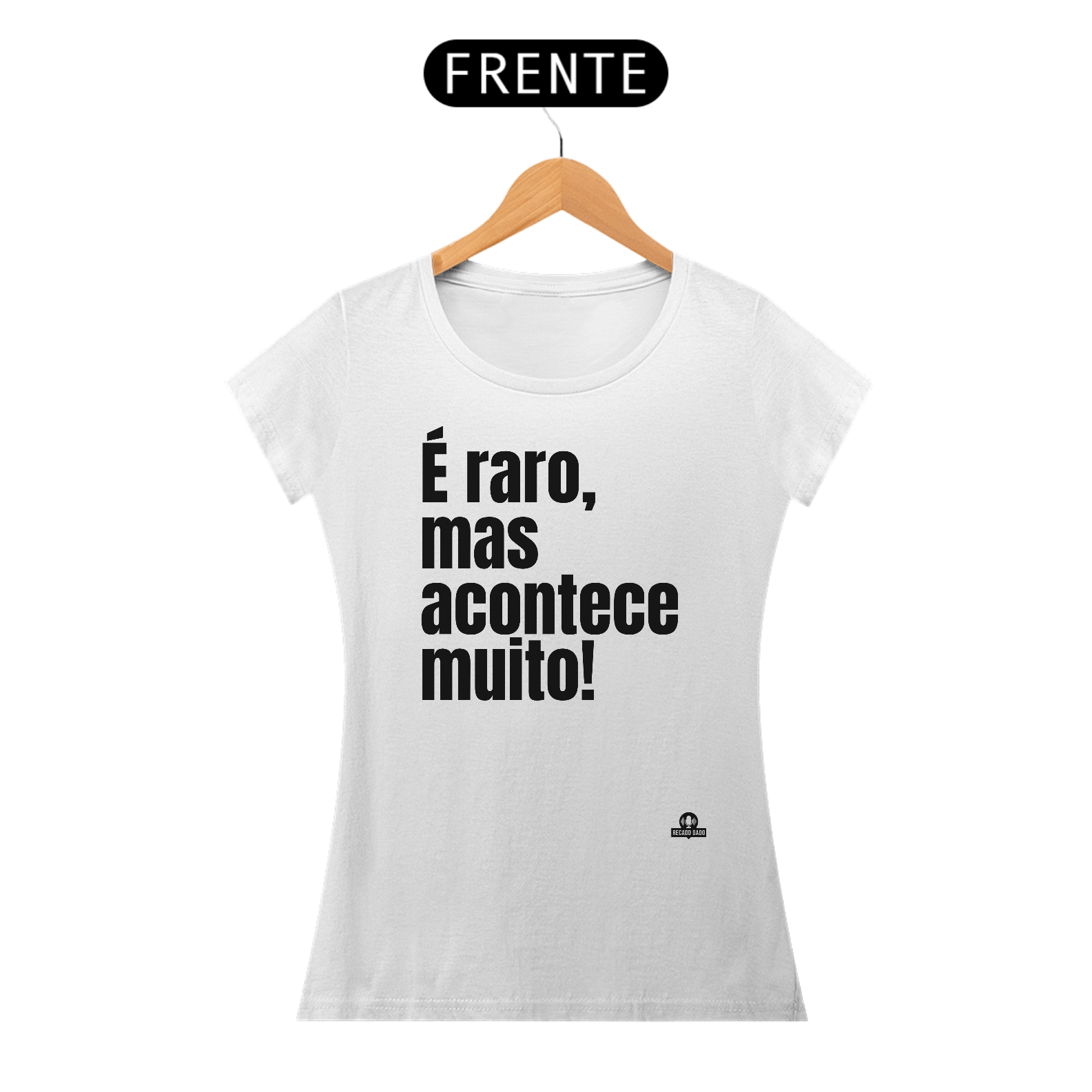 Camiseta com frase engraçada 