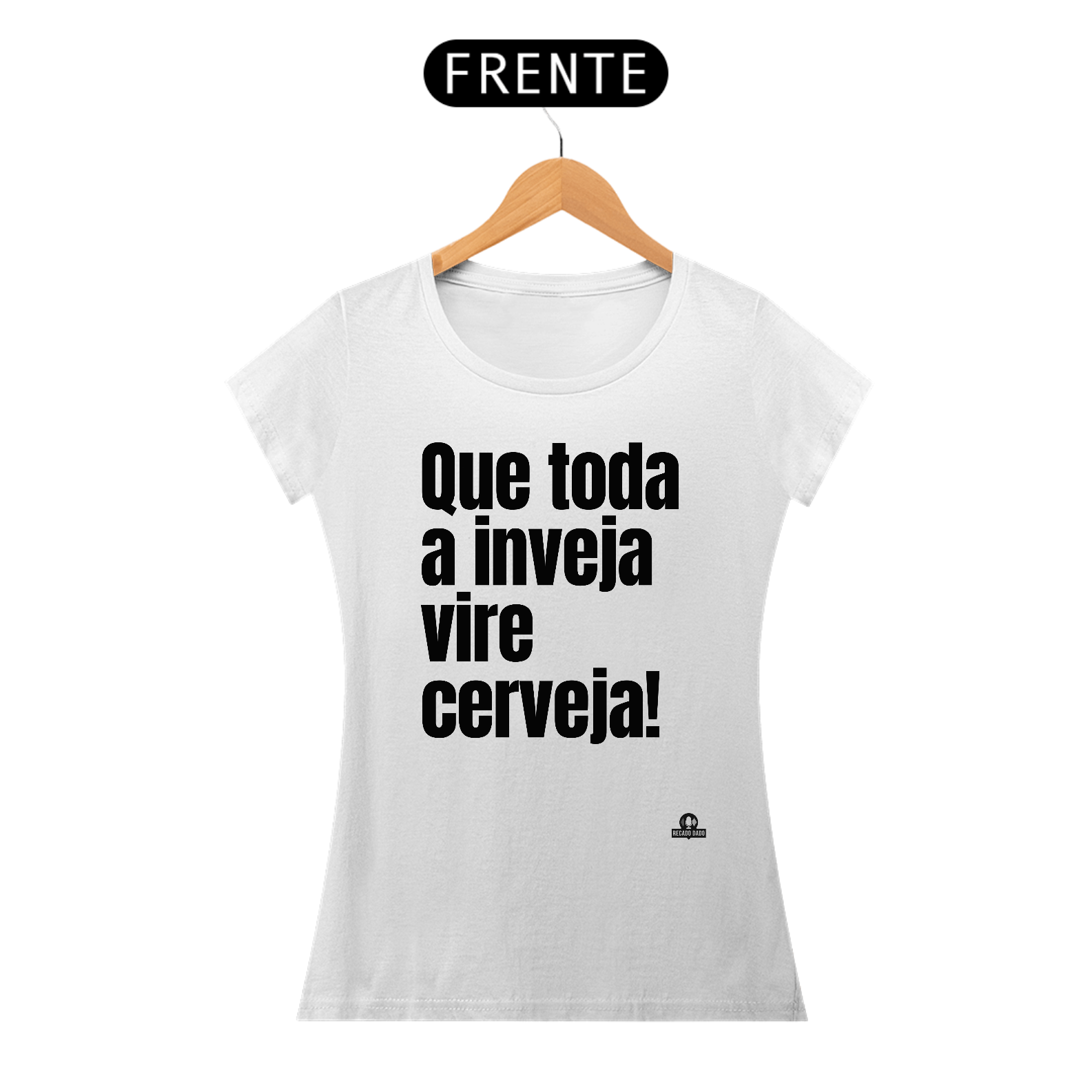 Camiseta feminina de boteco frase 