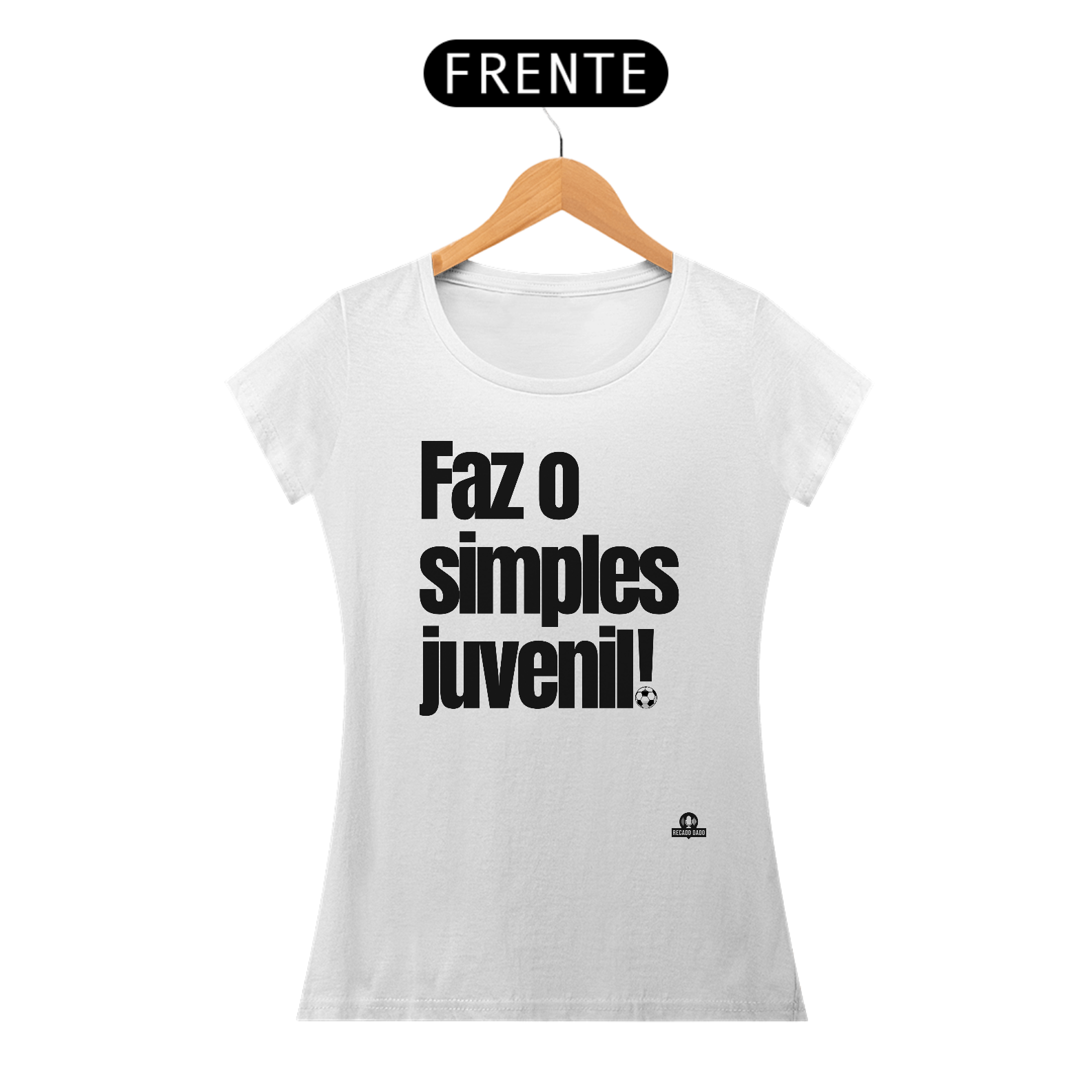 Camiseta feminina de futebol 