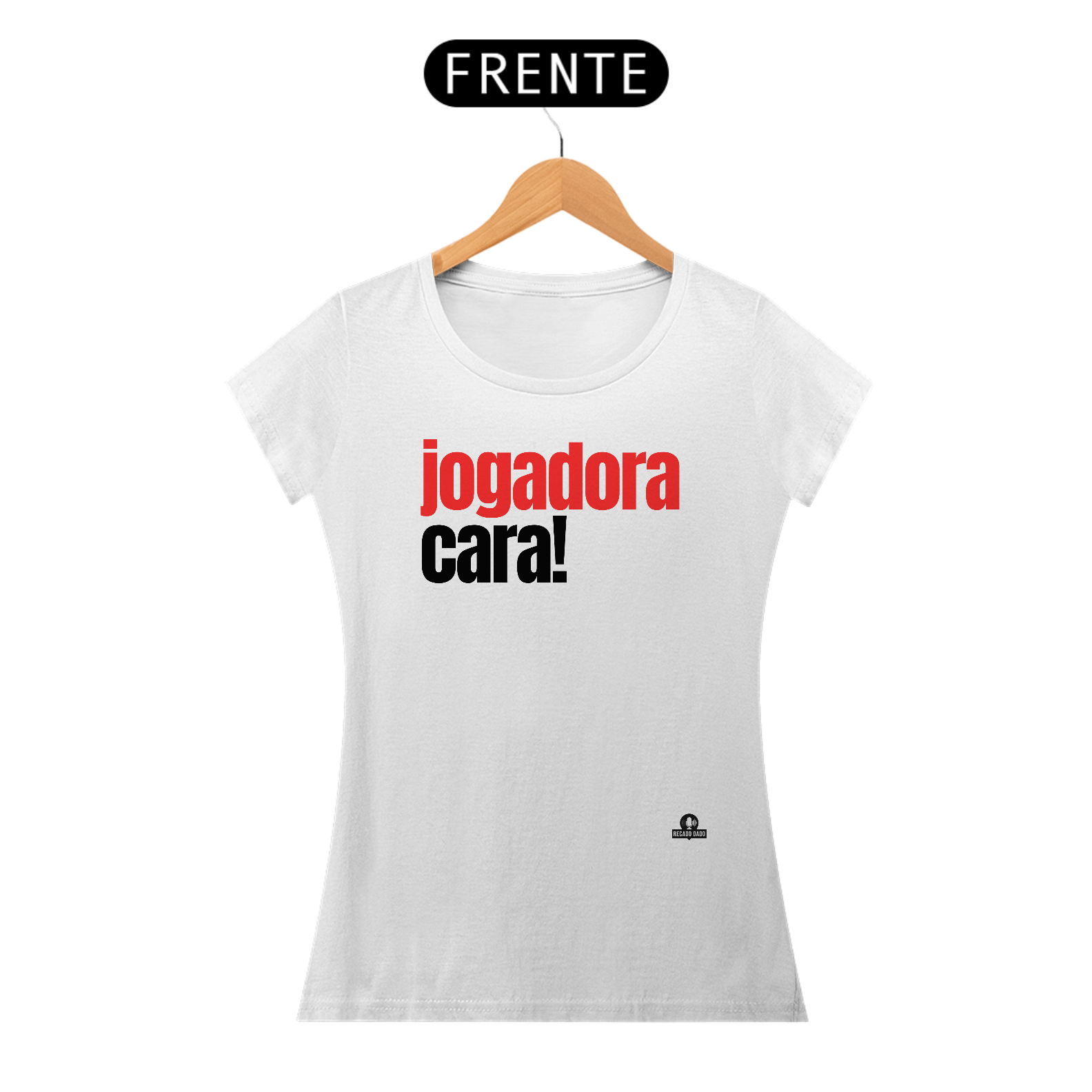 Camiseta engraçada de futebol com frase 