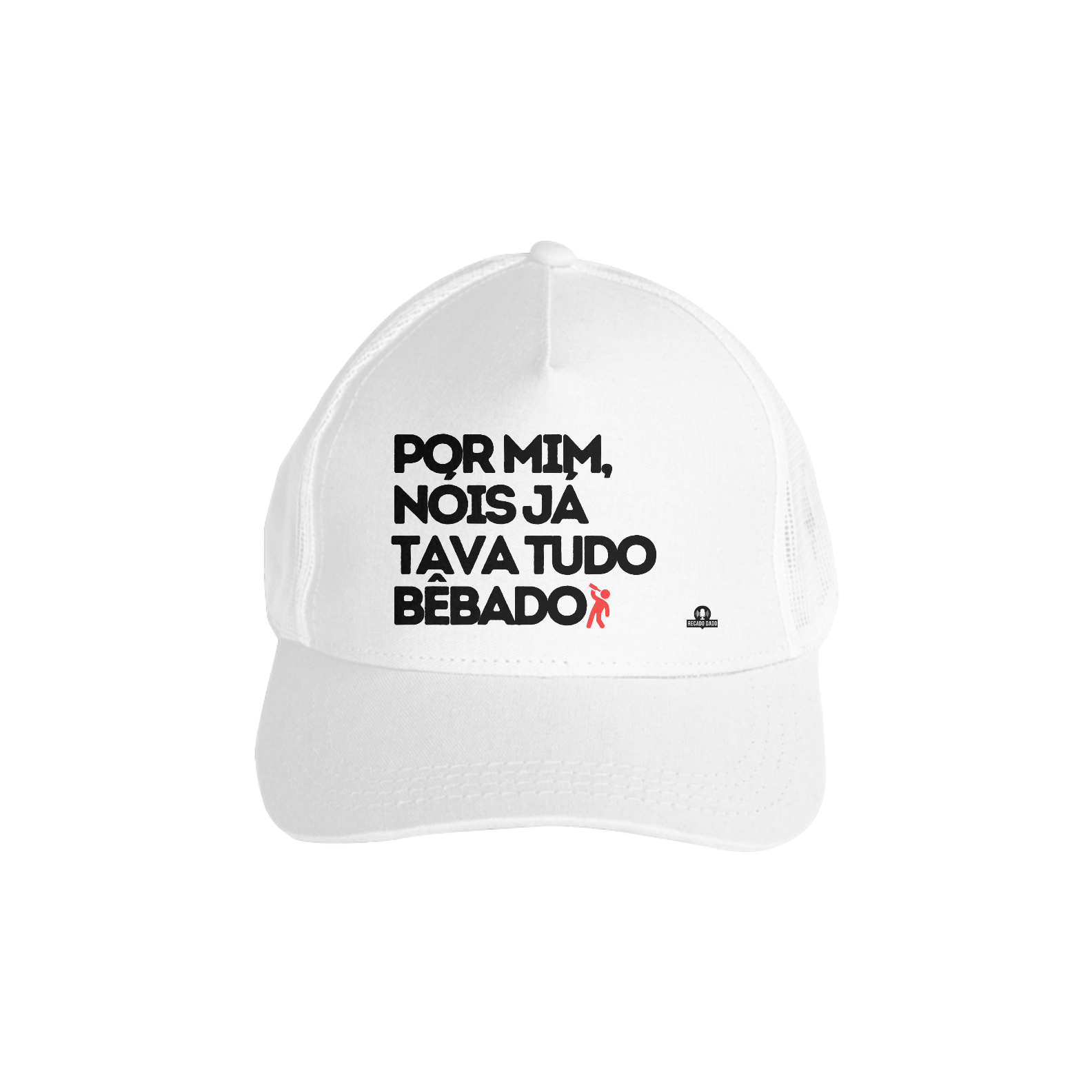 Boné aba curva com frase engraçada 