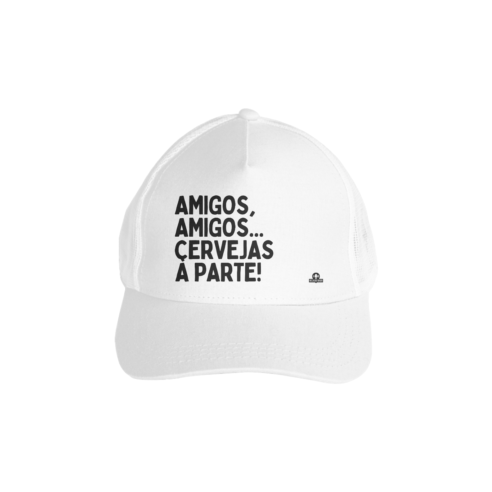 Boné aba curva de boteco com frase 