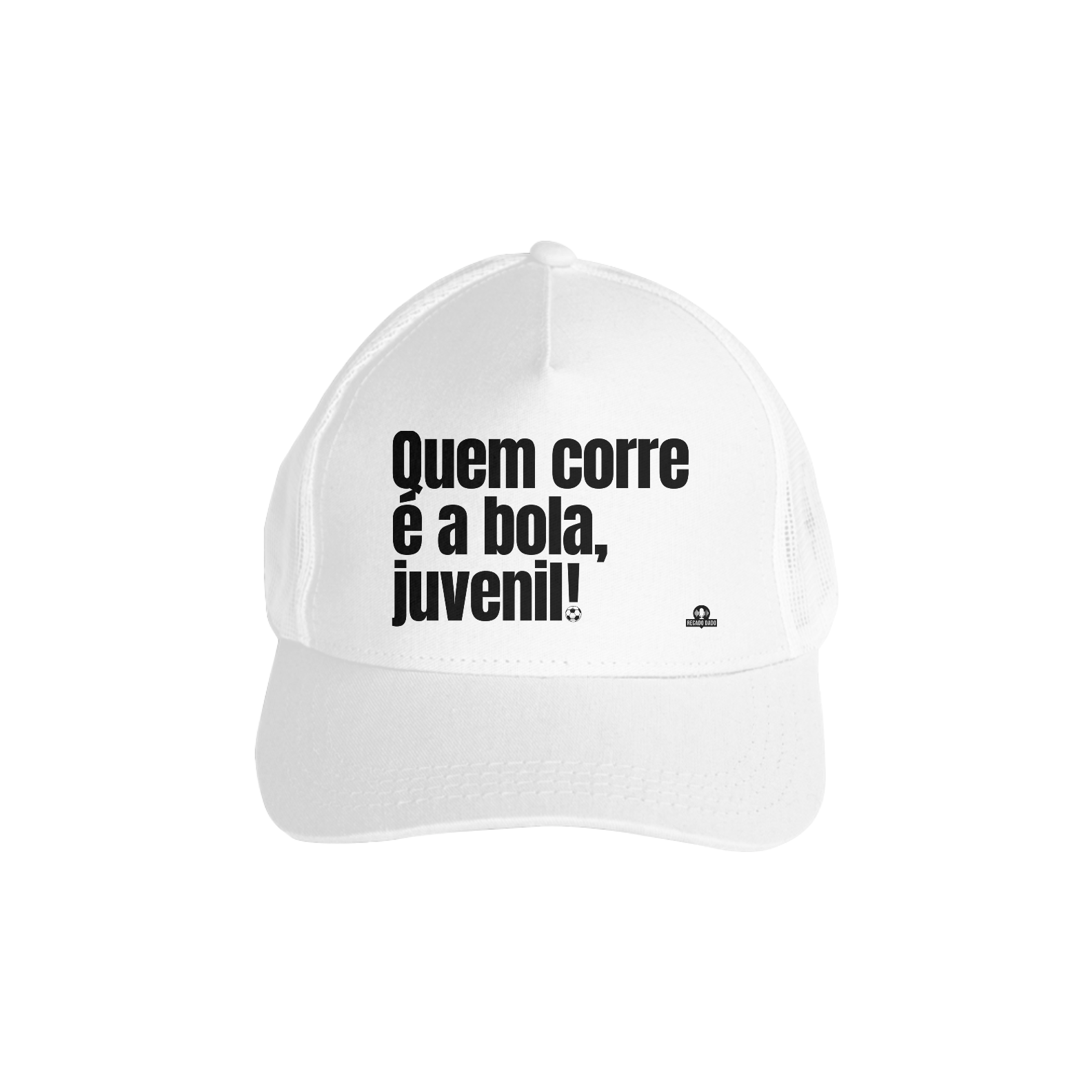 Boné aba curva de futebol com frase 