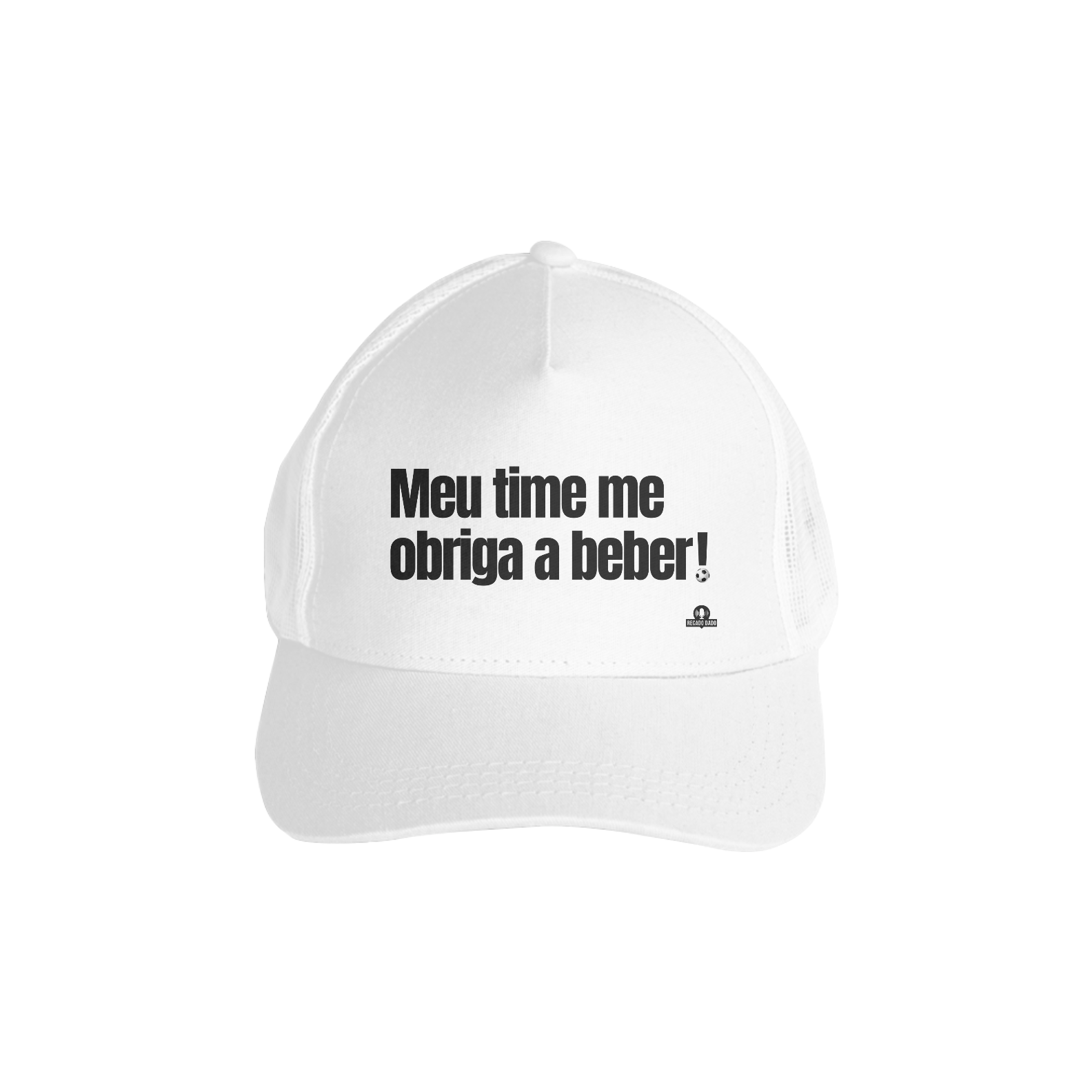 Boné aba curva torcedor frase futebol 