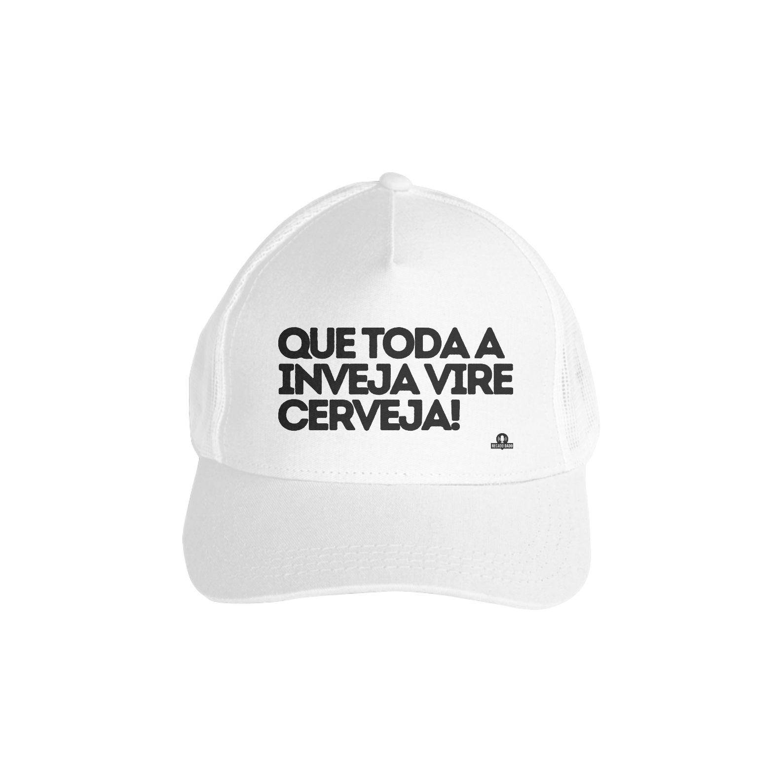 Boné aba curva de boteco frase 