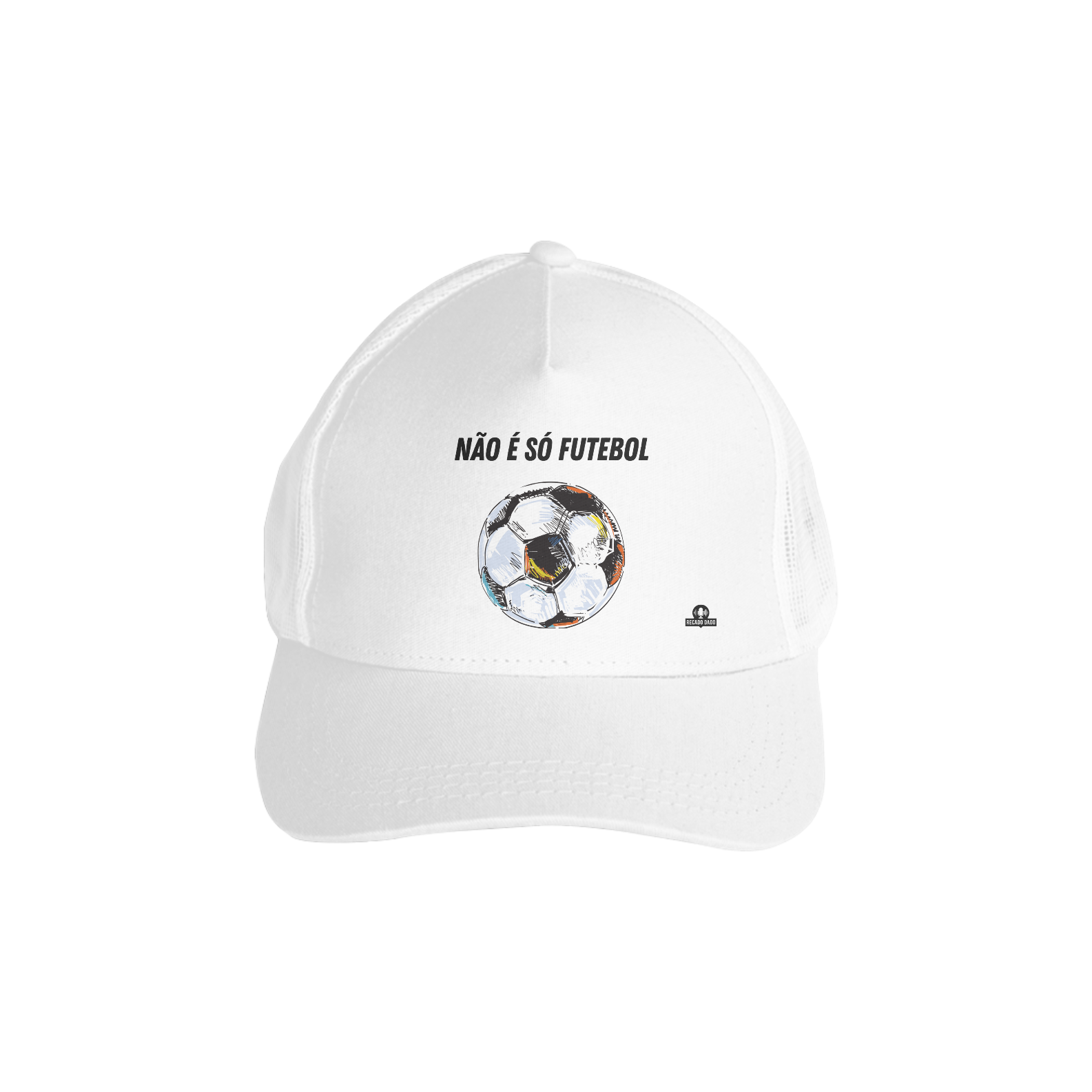 Boné aba curva com frase 