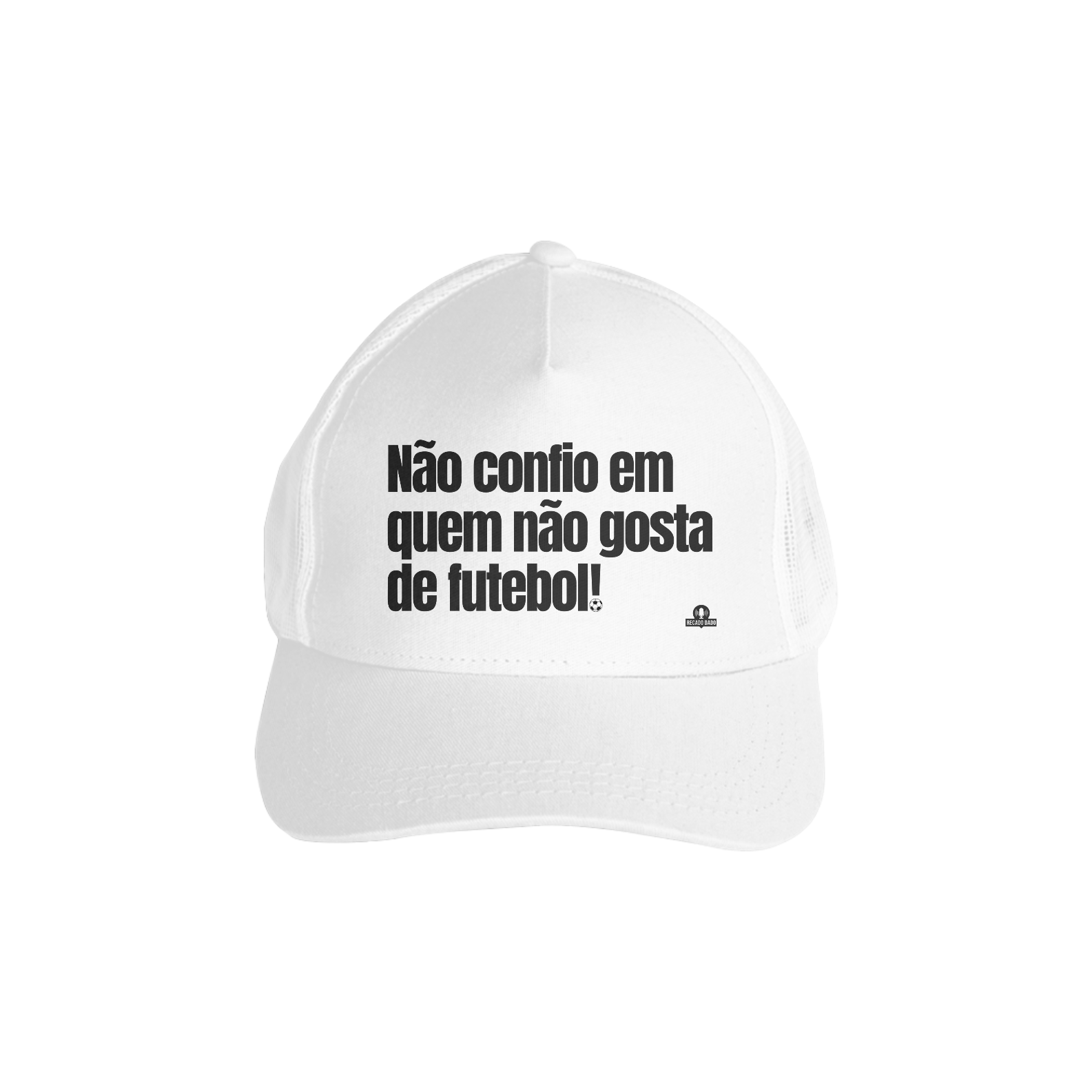 Boné aba curva de torcedor com frase 