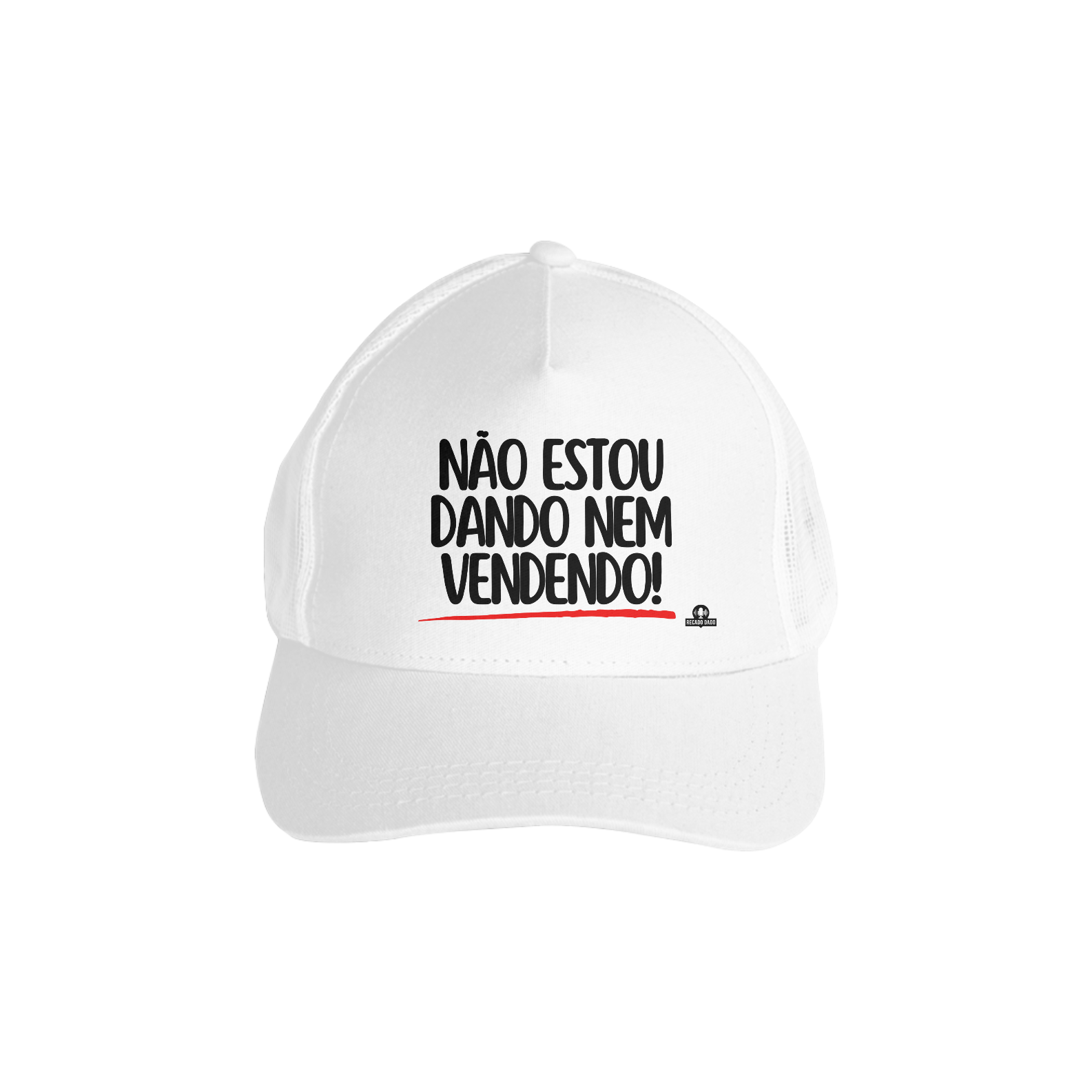Boné aba curva com frase divertida 