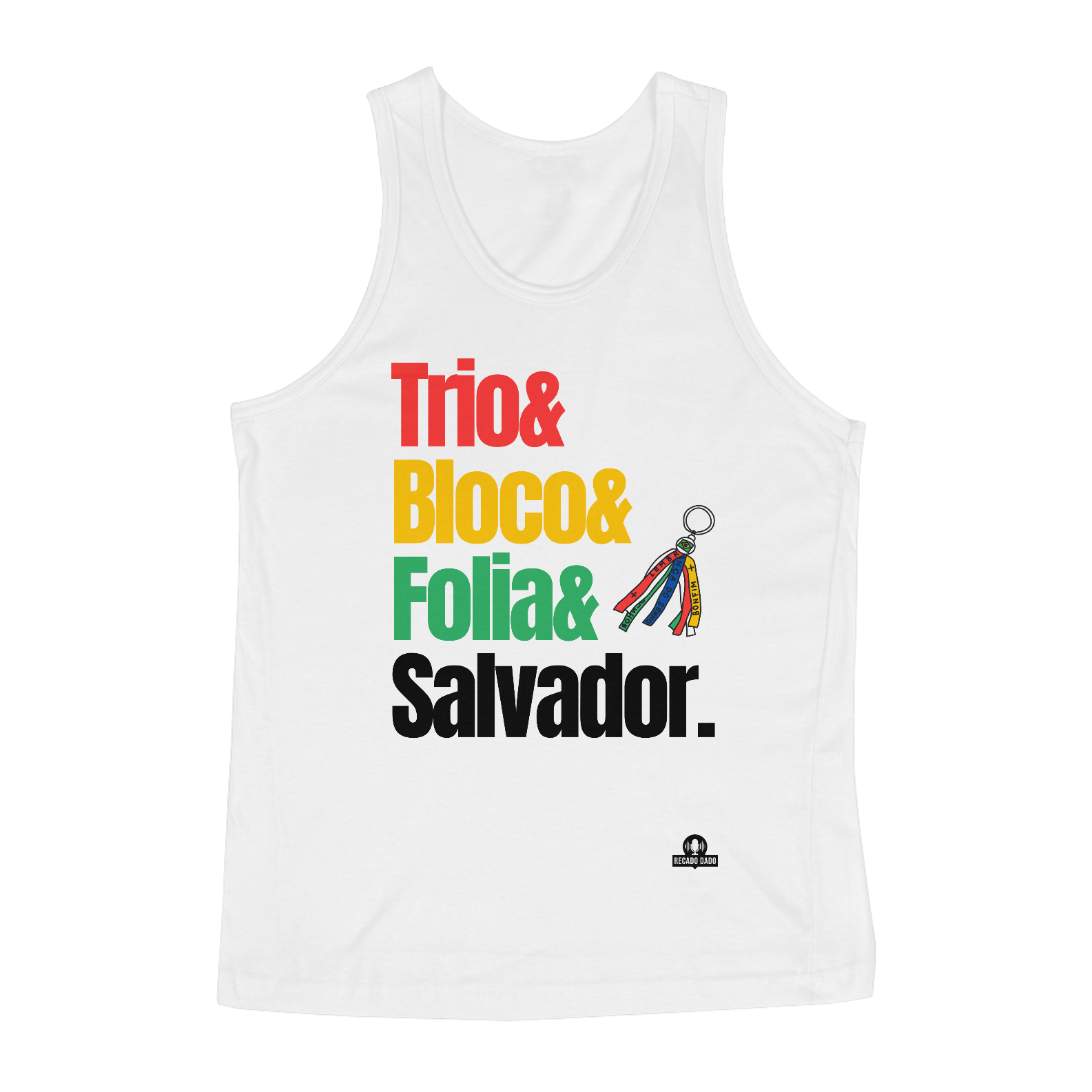 Camiseta para o carnaval de Salvador com frase 